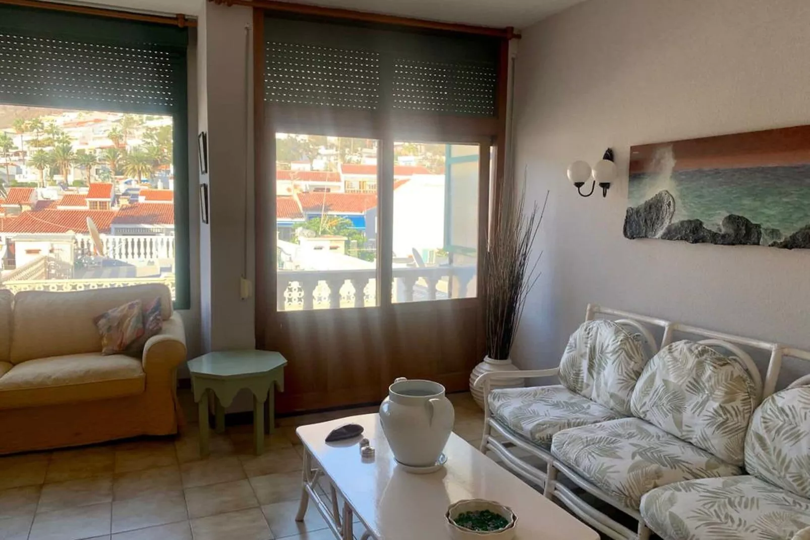 Appartement in Santa Cruz de Tenerife met uitzicht-Woonkamer