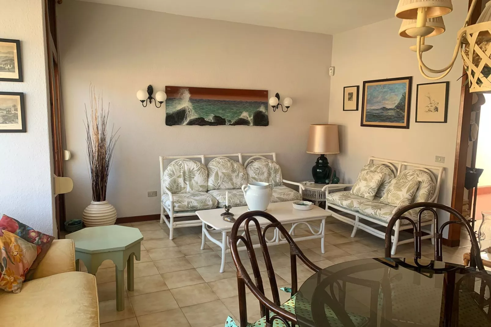 Appartement in Santa Cruz de Tenerife met uitzicht-Woonkamer