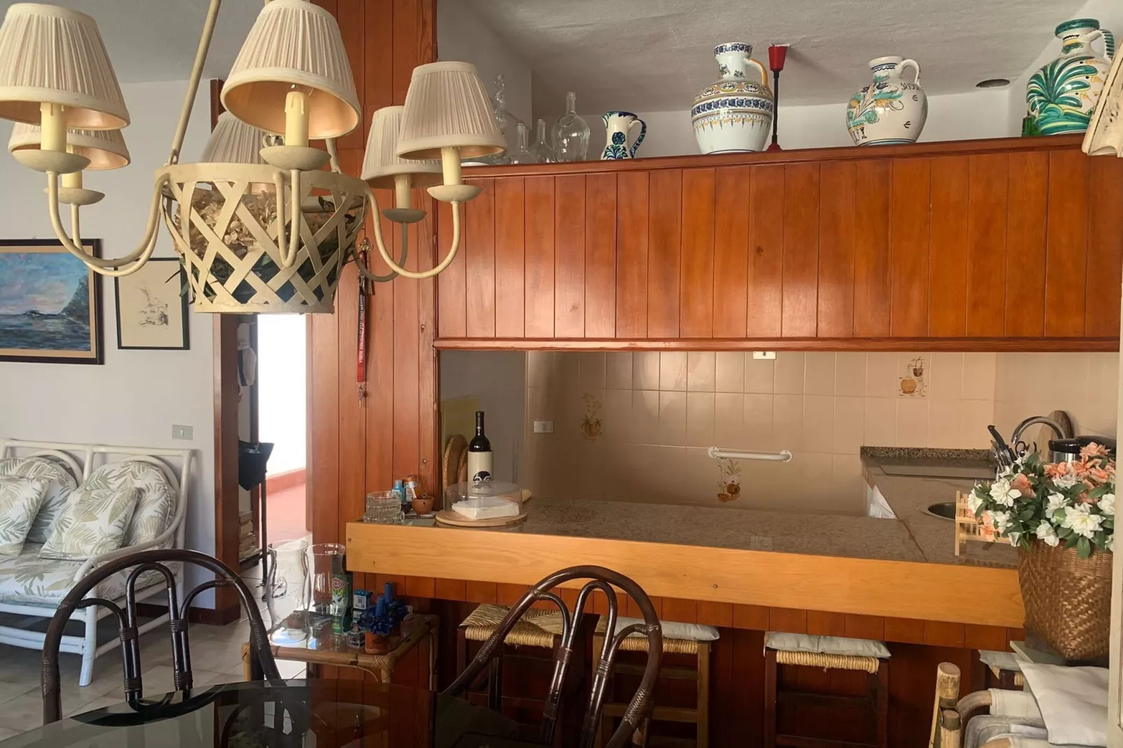 Appartement in Santa Cruz de Tenerife met uitzicht-Keuken