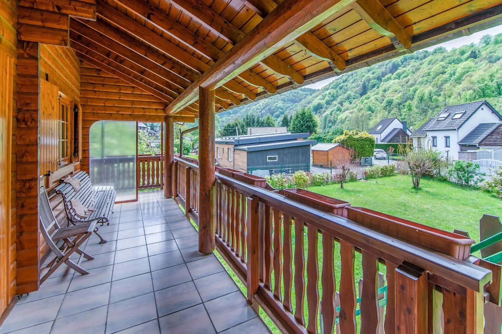 Chalet peupliers-Terrasbalkon