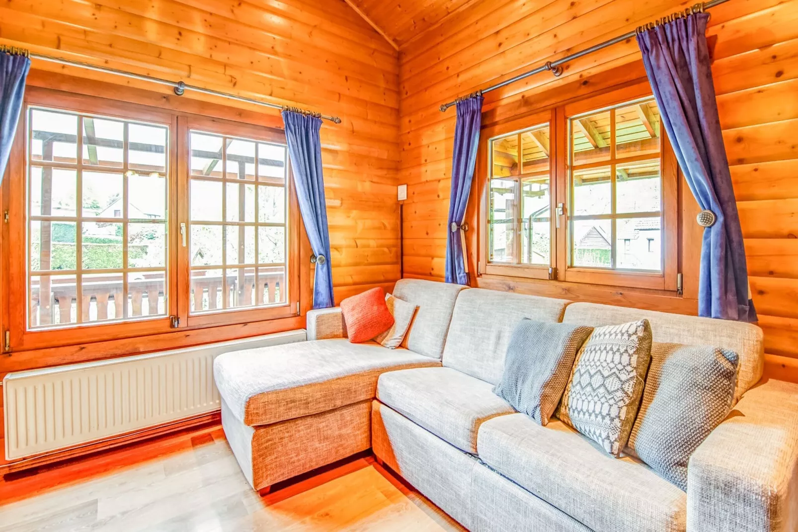 Chalet peupliers-Woonkamer