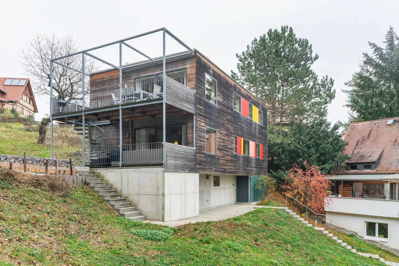 Haus Freital-Buitenkant zomer