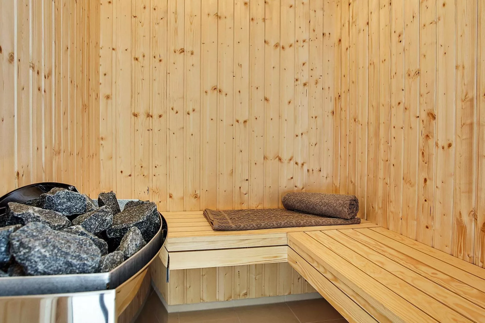 14 persoons vakantie huis in Bogense-Sauna