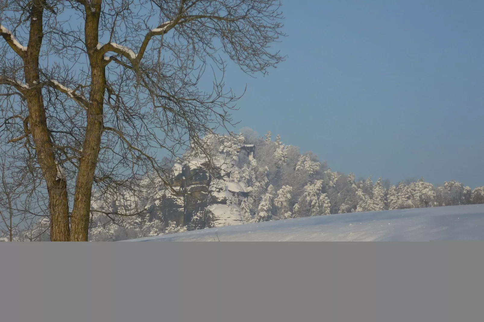 Lilienstein-Gebied winter 1km