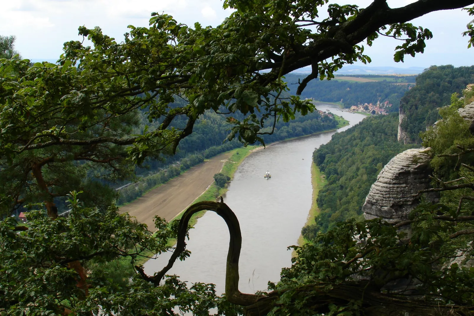 Lilienstein-Gebieden zomer 5km