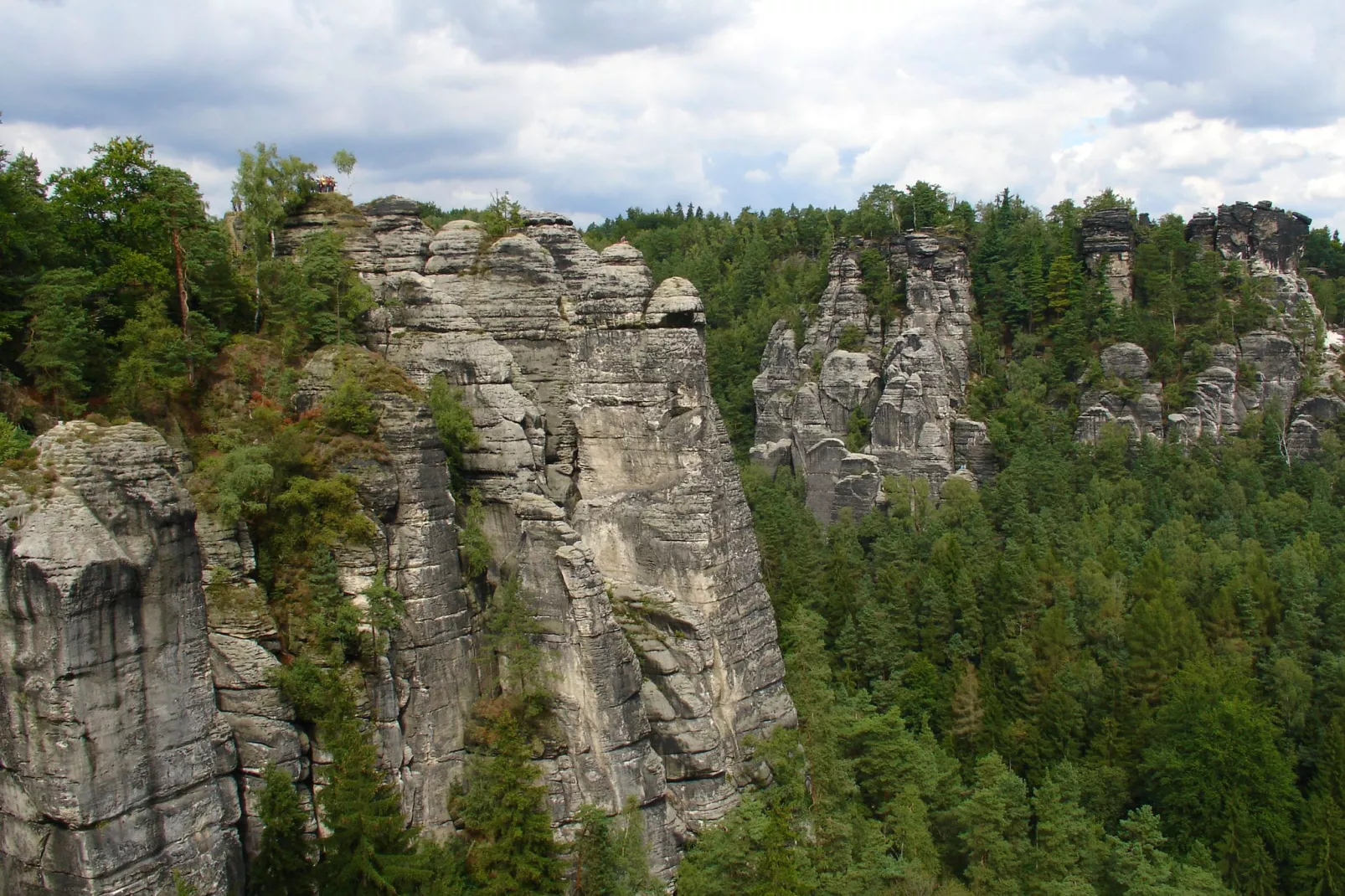 Lilienstein-Gebieden zomer 5km