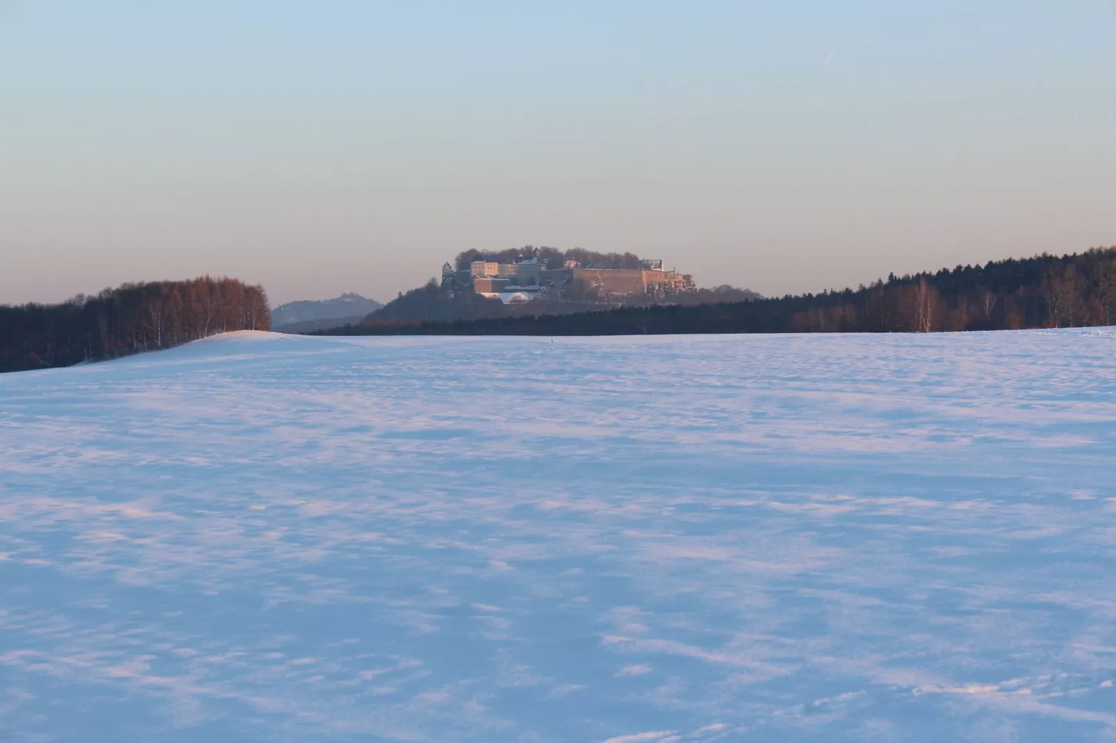 Lilienstein-Gebied winter 5km