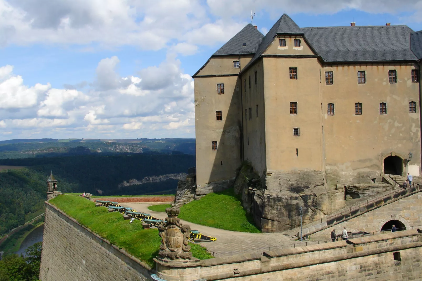 Bastei-Gebieden zomer 5km