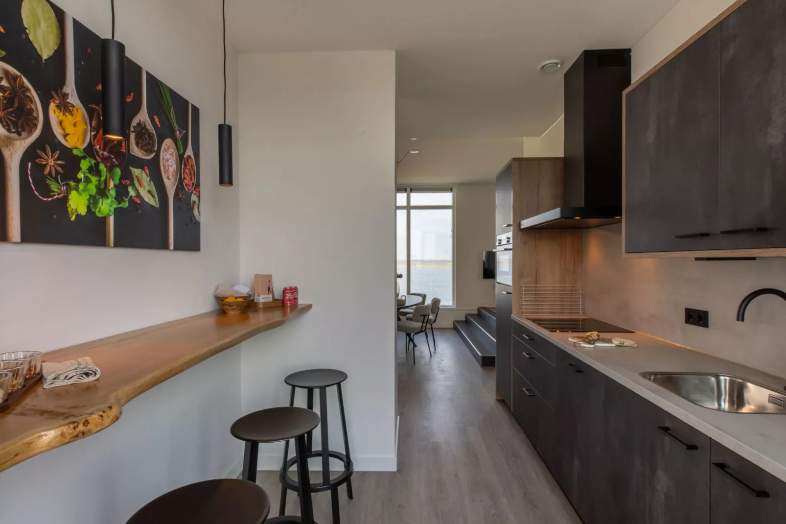 Luxe appartement Vista Maris - Havenweg 8-36 'Oester Oase'-Keuken