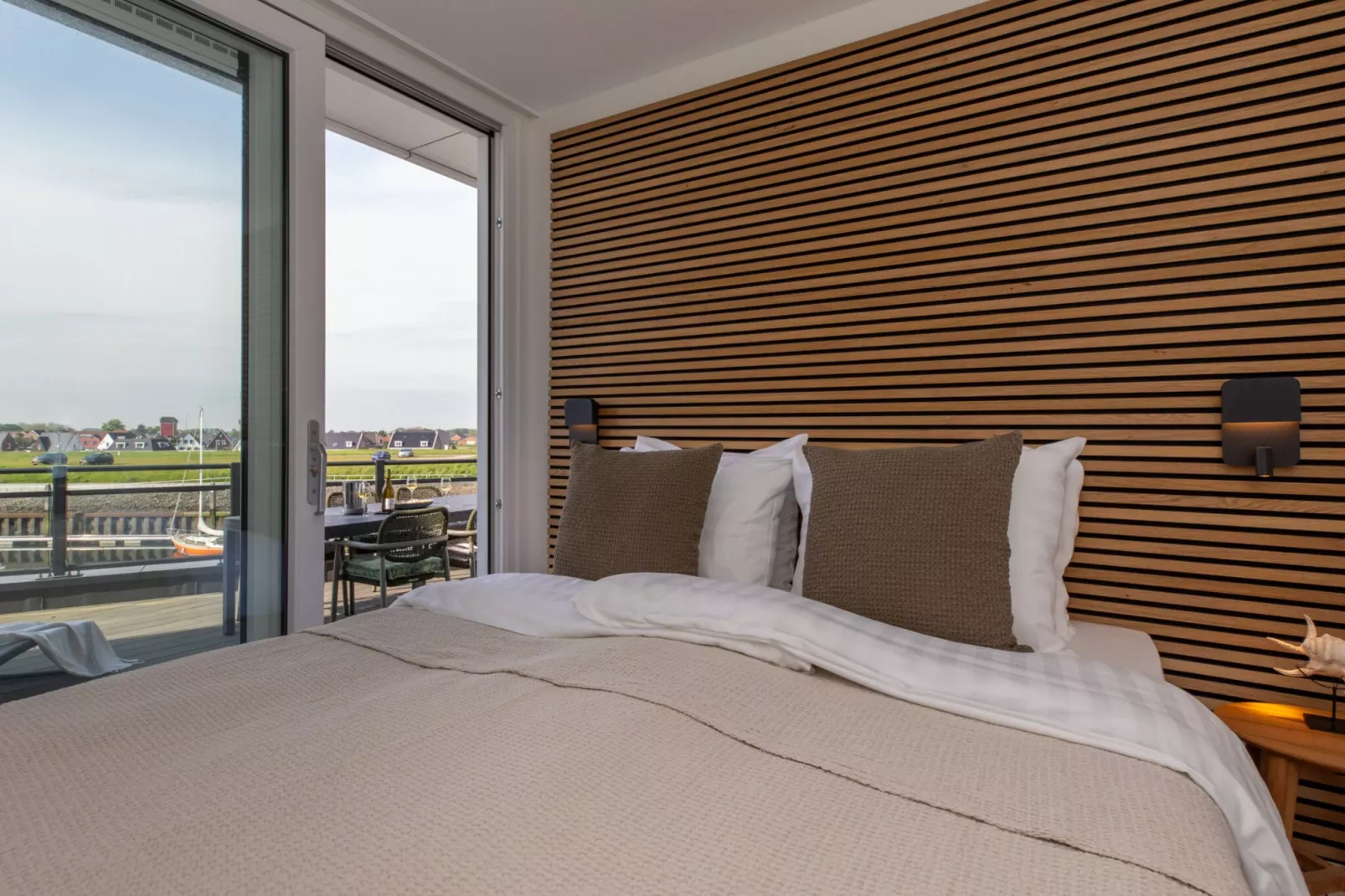 Luxe appartement Vista Maris - Havenweg 8-36 'Oester Oase'-Slaapkamer