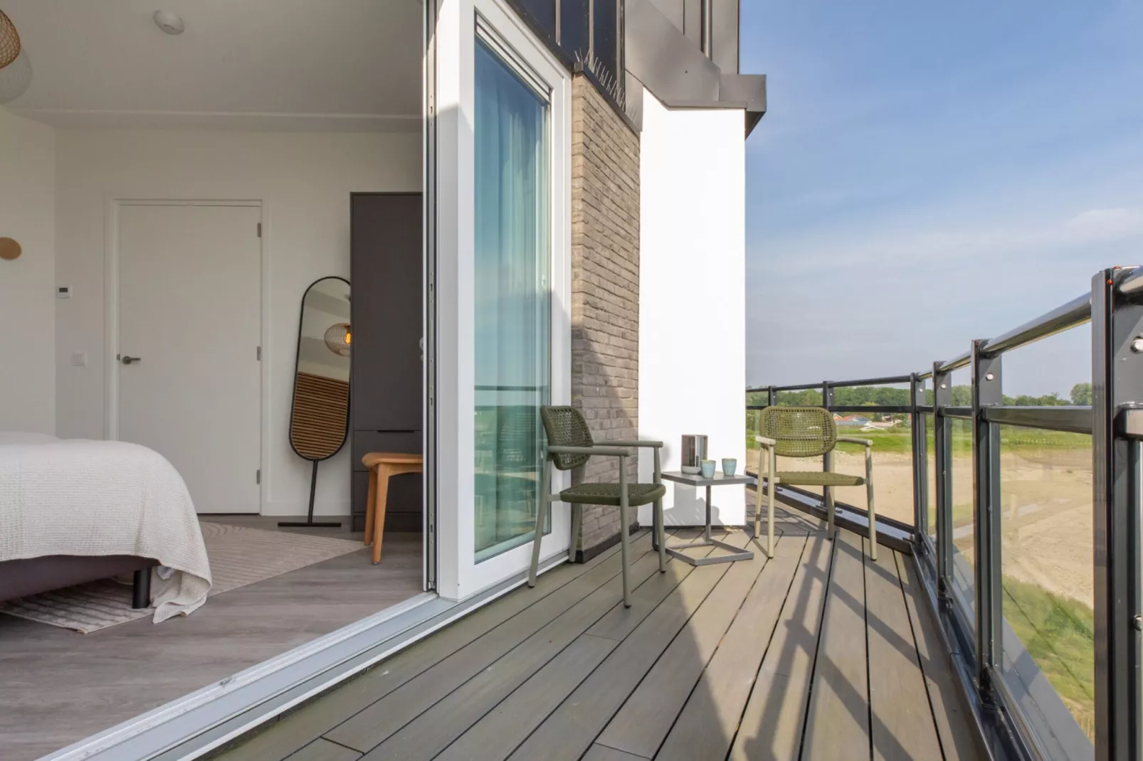 Luxe appartement Vista Maris - Havenweg 8-36 'Oester Oase'-Slaapkamer