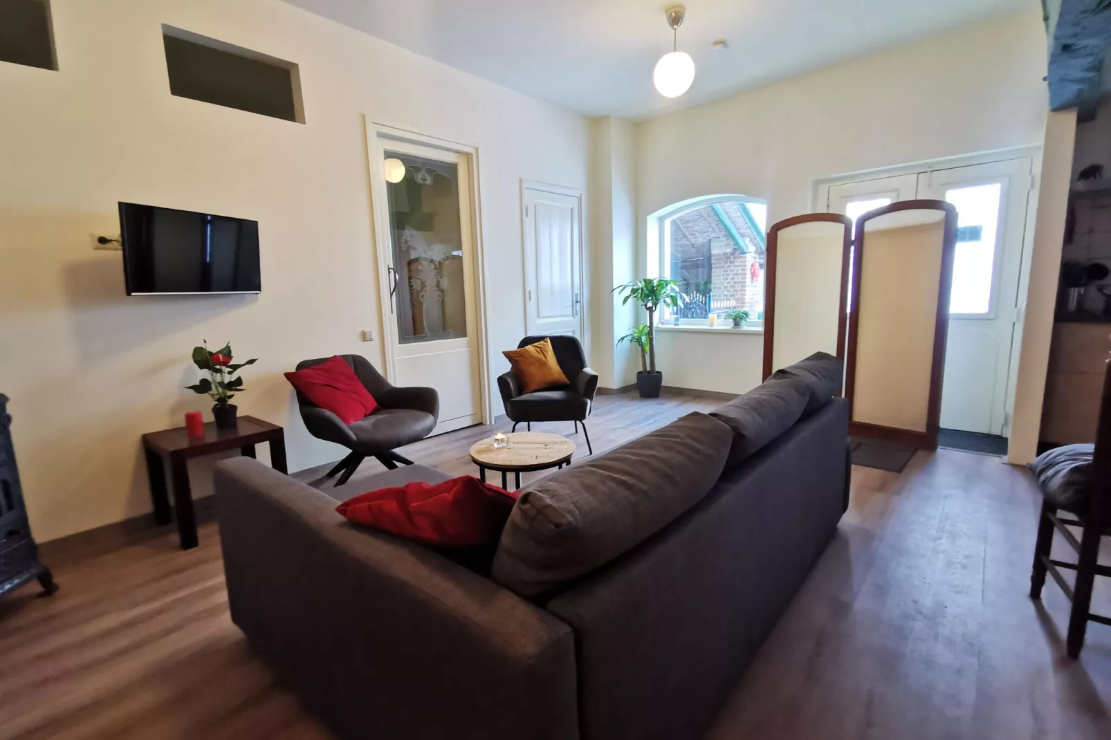 Vakantiehuis "De Schuur"-Woonkamer
