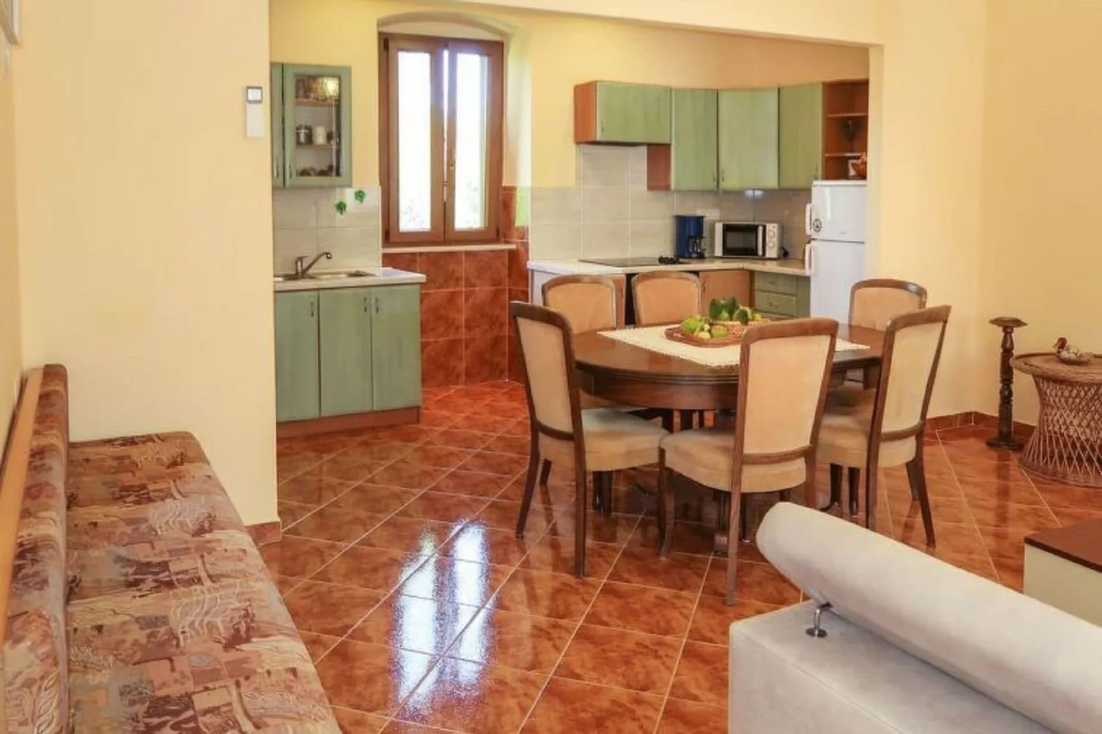 Villa Ana with private pool near Rabac-Woonkamer