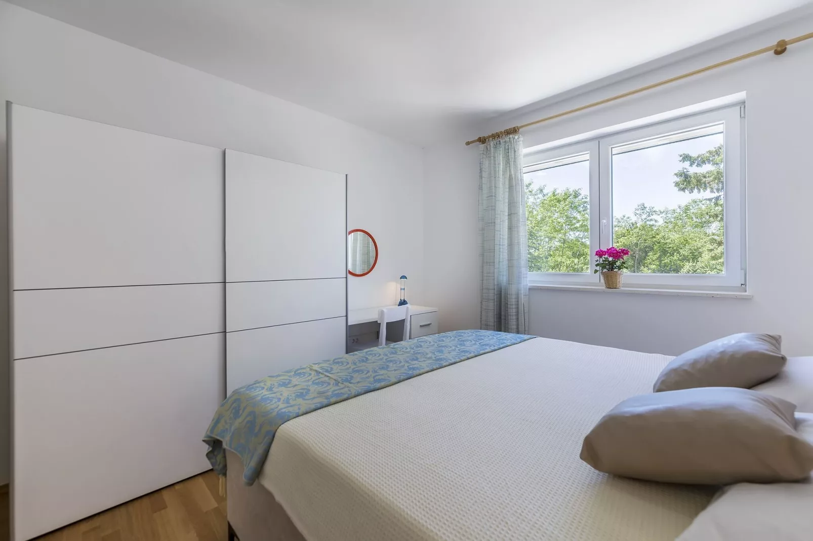 Villa Ana with private pool near Rabac-Slaapkamer