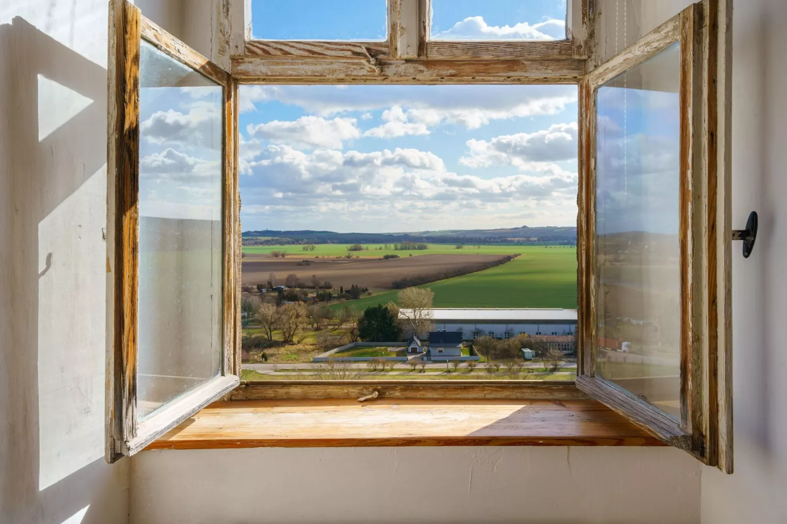 Ferienwohnung im historischen Schloß Friedeburg-Uitzicht zomer