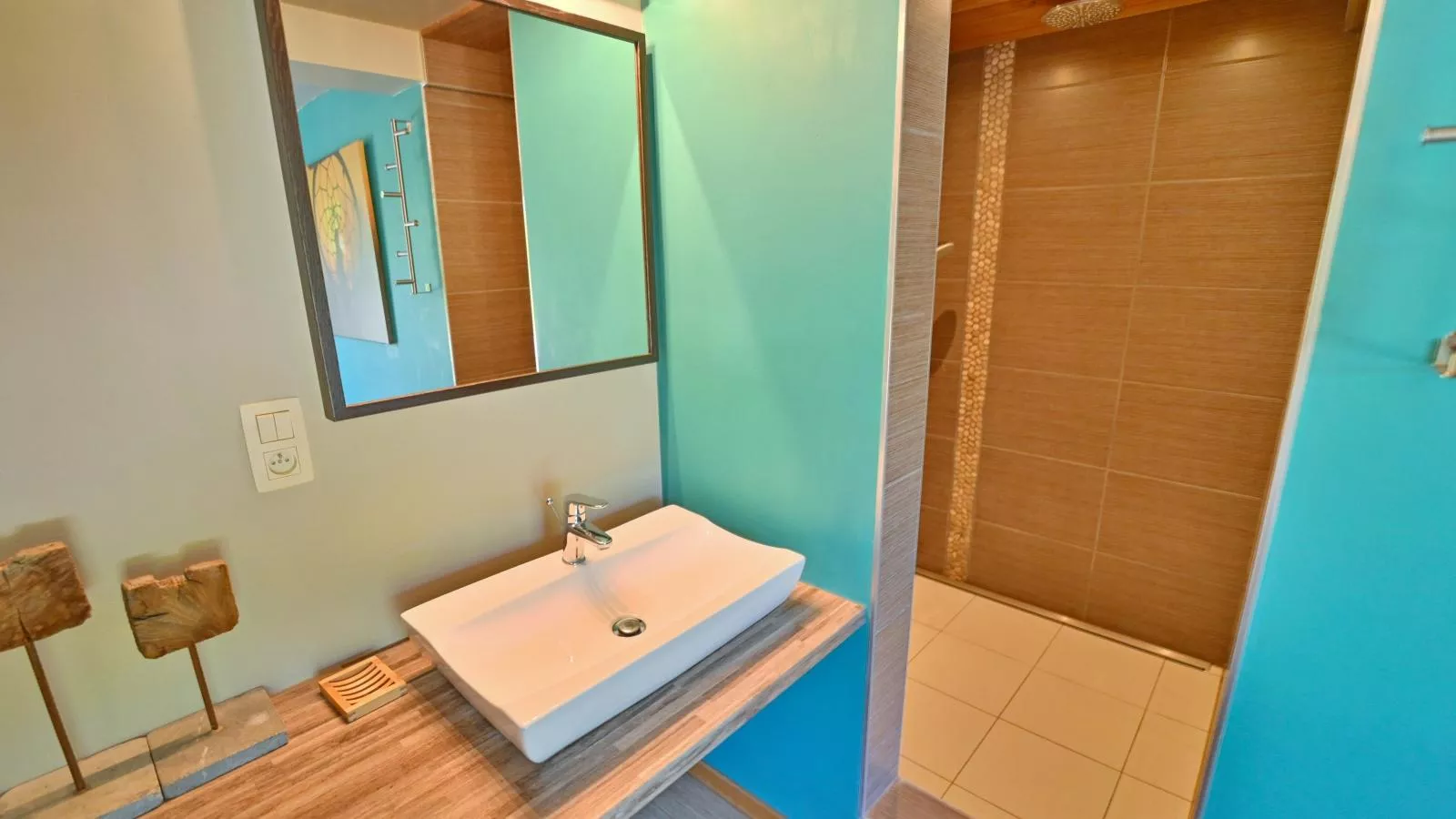 Chalet Bellevue-Badkamer