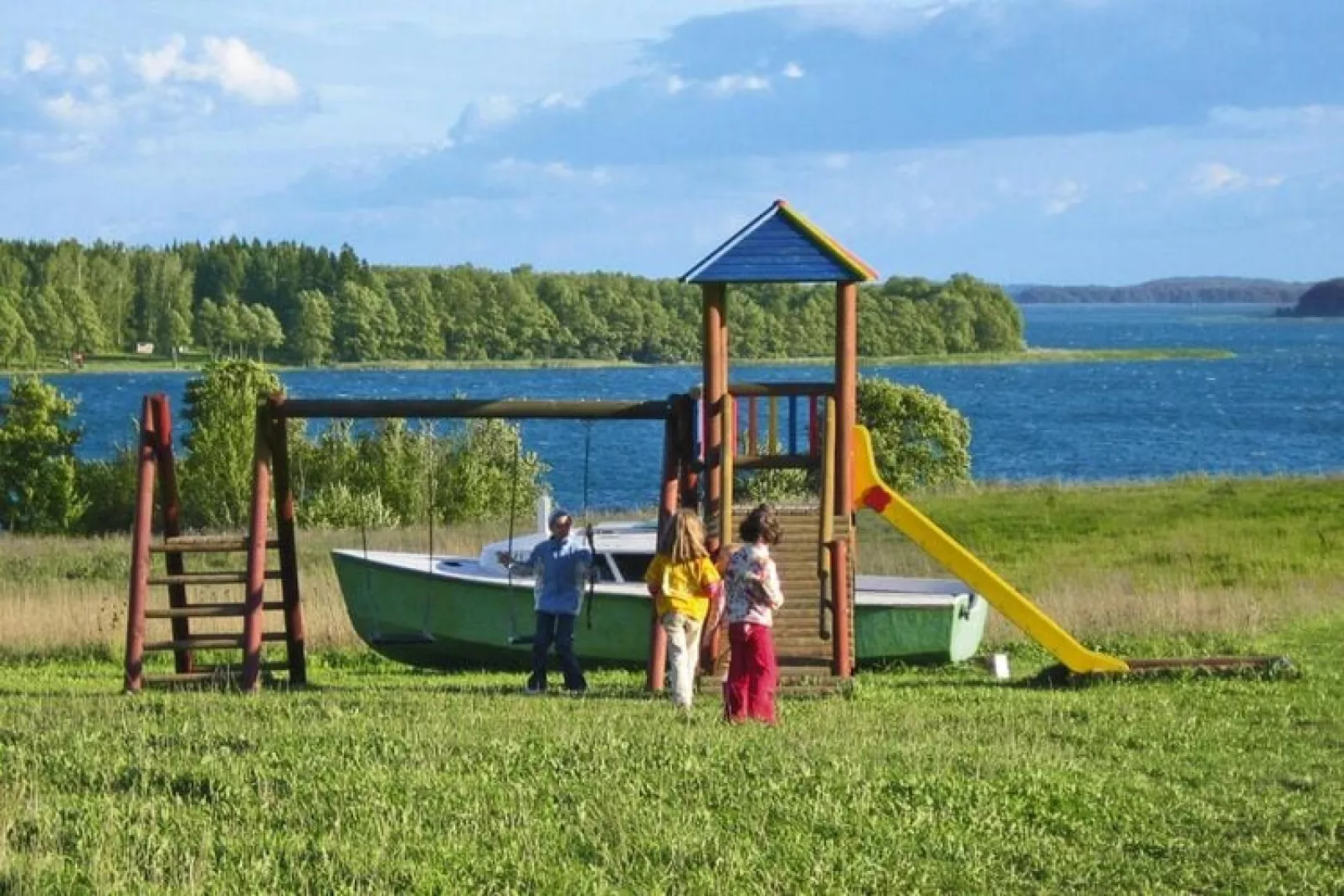 Feriendorf Mamry Typ A Trygort-Buitenkant zomer