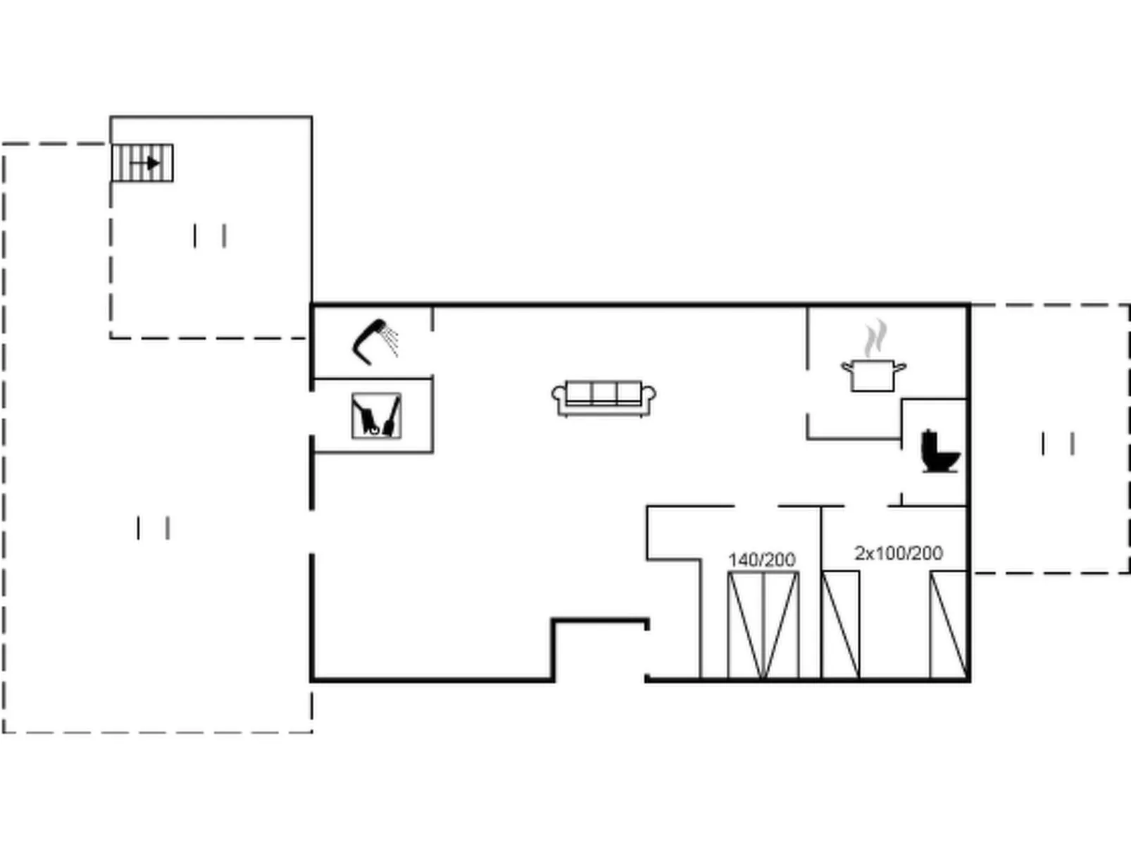 "Asmara" - 200m from the sea-Binnen
