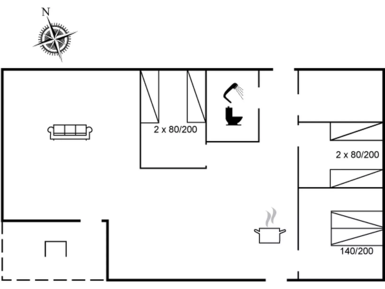 "Ruzica" - 300m from the sea-Binnen