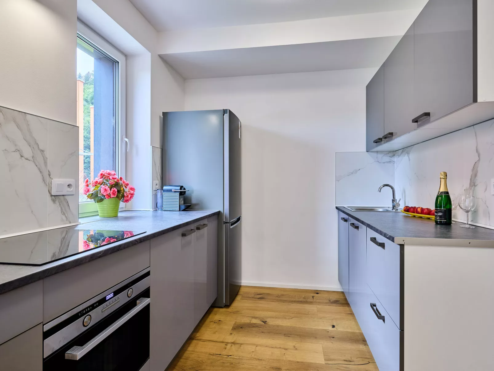 Modern Mountain Terrace Retreat & Pets-Binnen