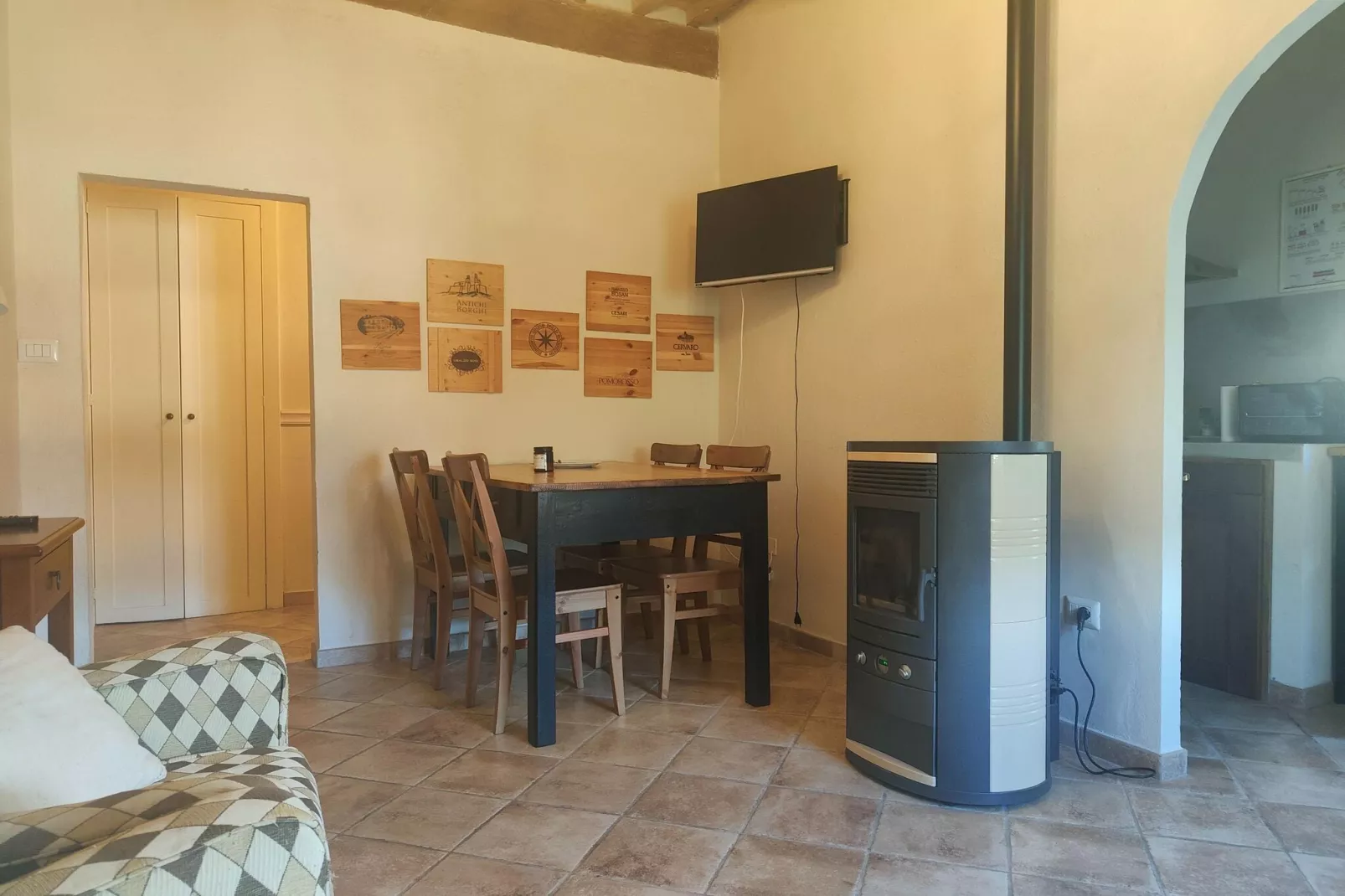 Casa Daniela Prata Massa Marittima-Eetkamer