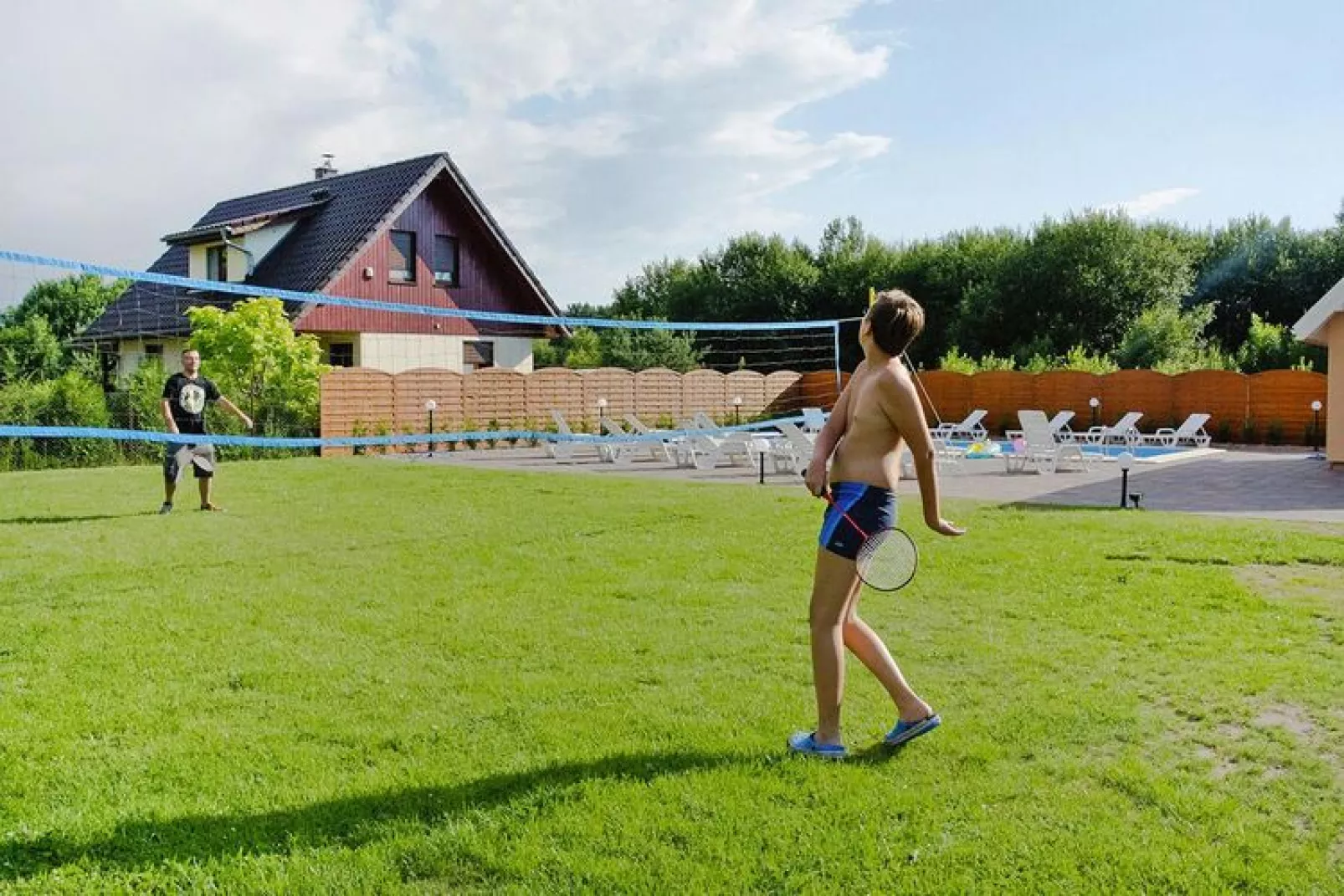 Domki wakacyjne z basenem Osieki-Tuinen zomer