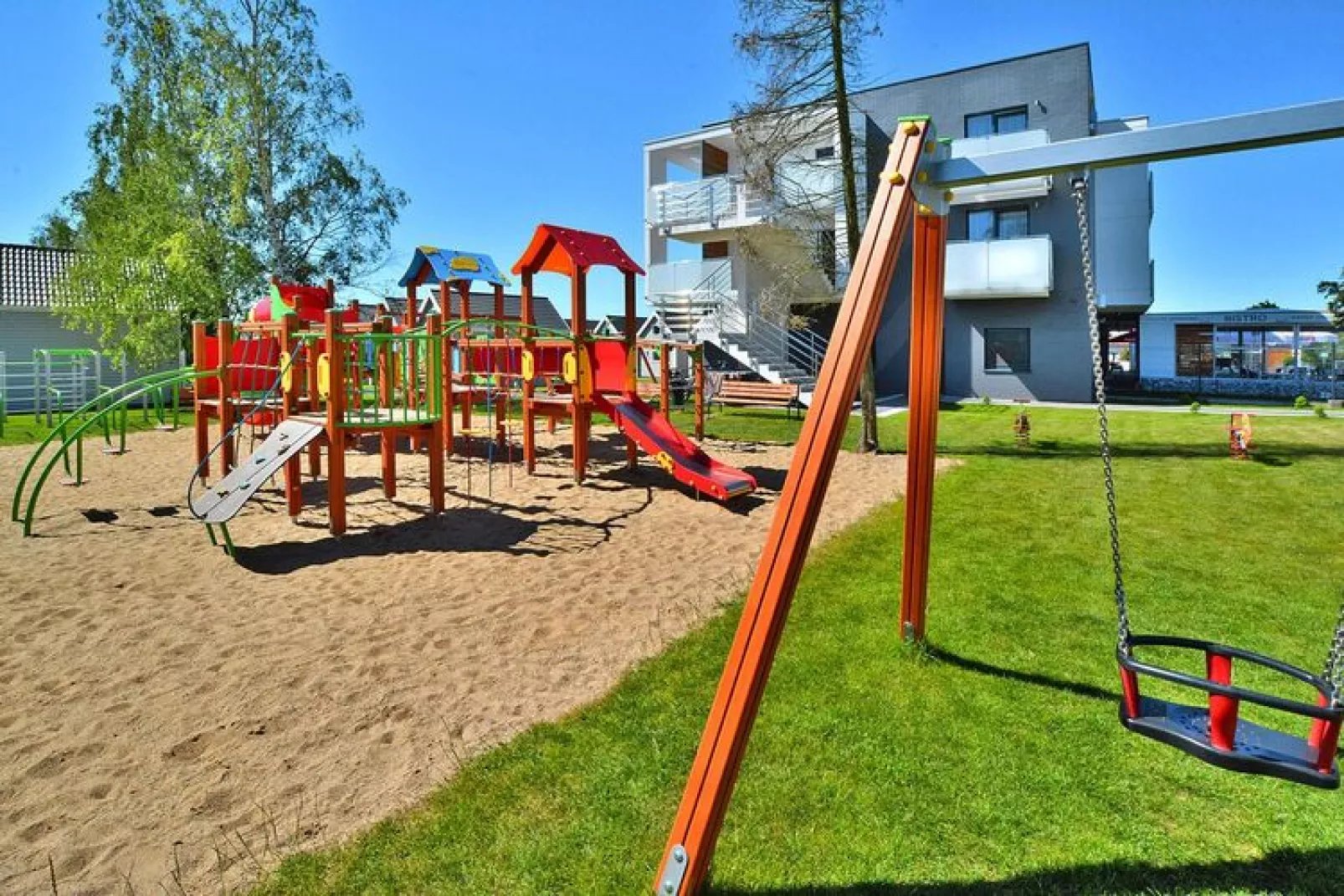 Domki wakacyjne blisko morza Sianożęty-Parkfaciliteiten