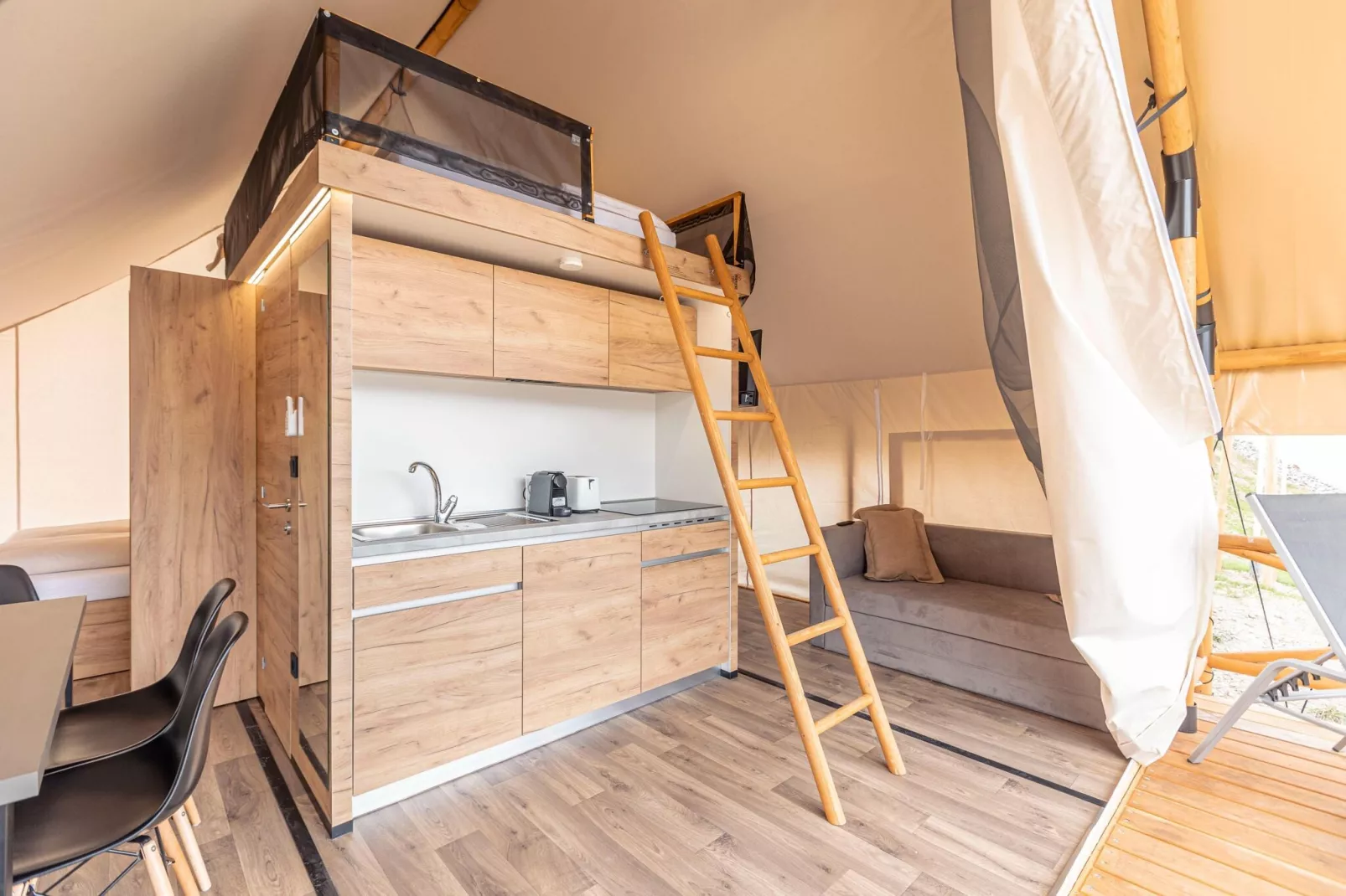 Chalets & Glamping Nassfeld 6-Keuken