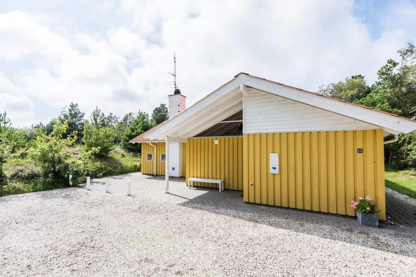 Sereen toevluchtsoord in Henne By-By Traum-Buitenlucht
