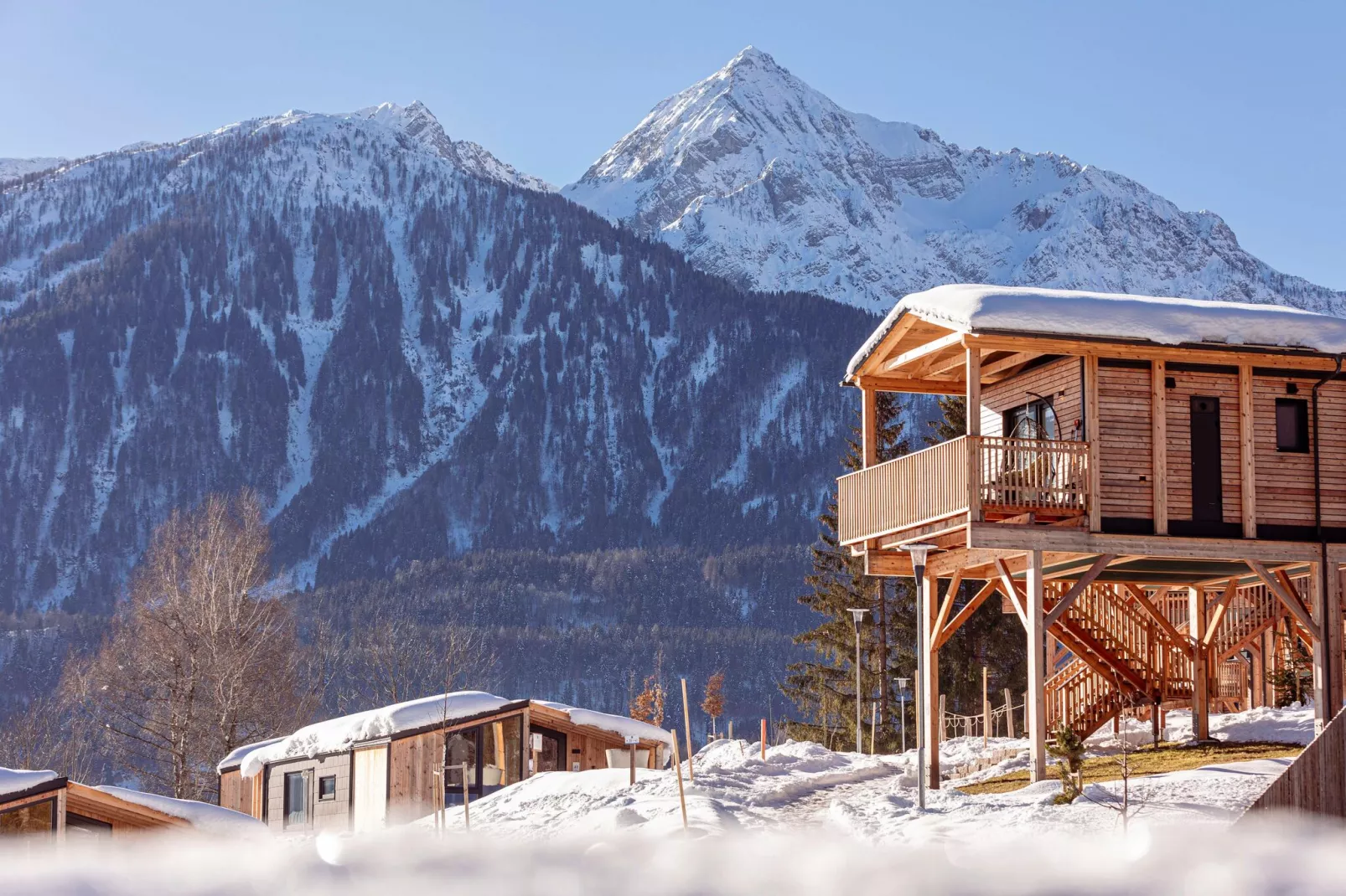 Chalets & Glamping Nassfeld 5-Exterieur winter