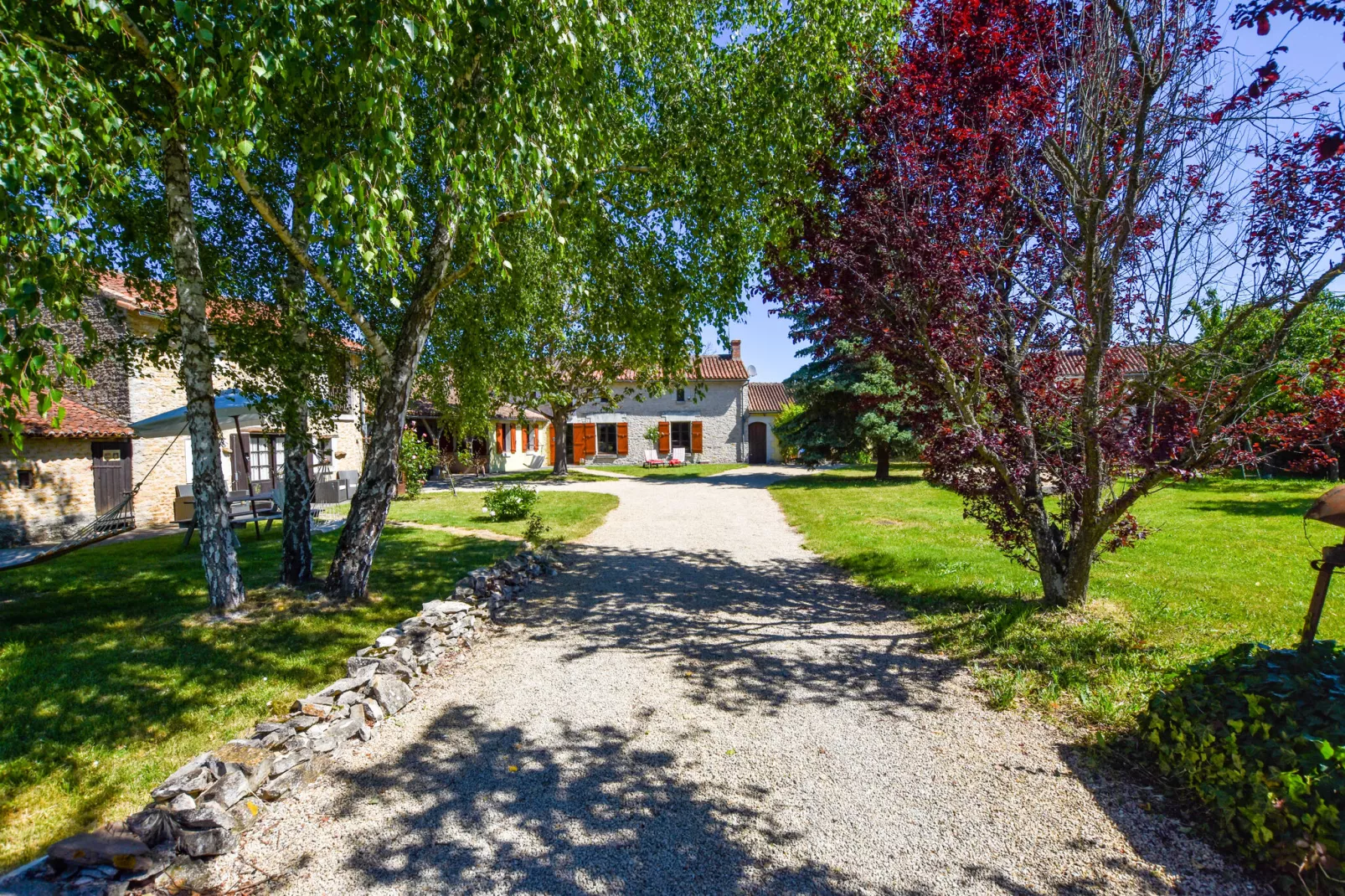 La Bergerie-Gebieden zomer 1km