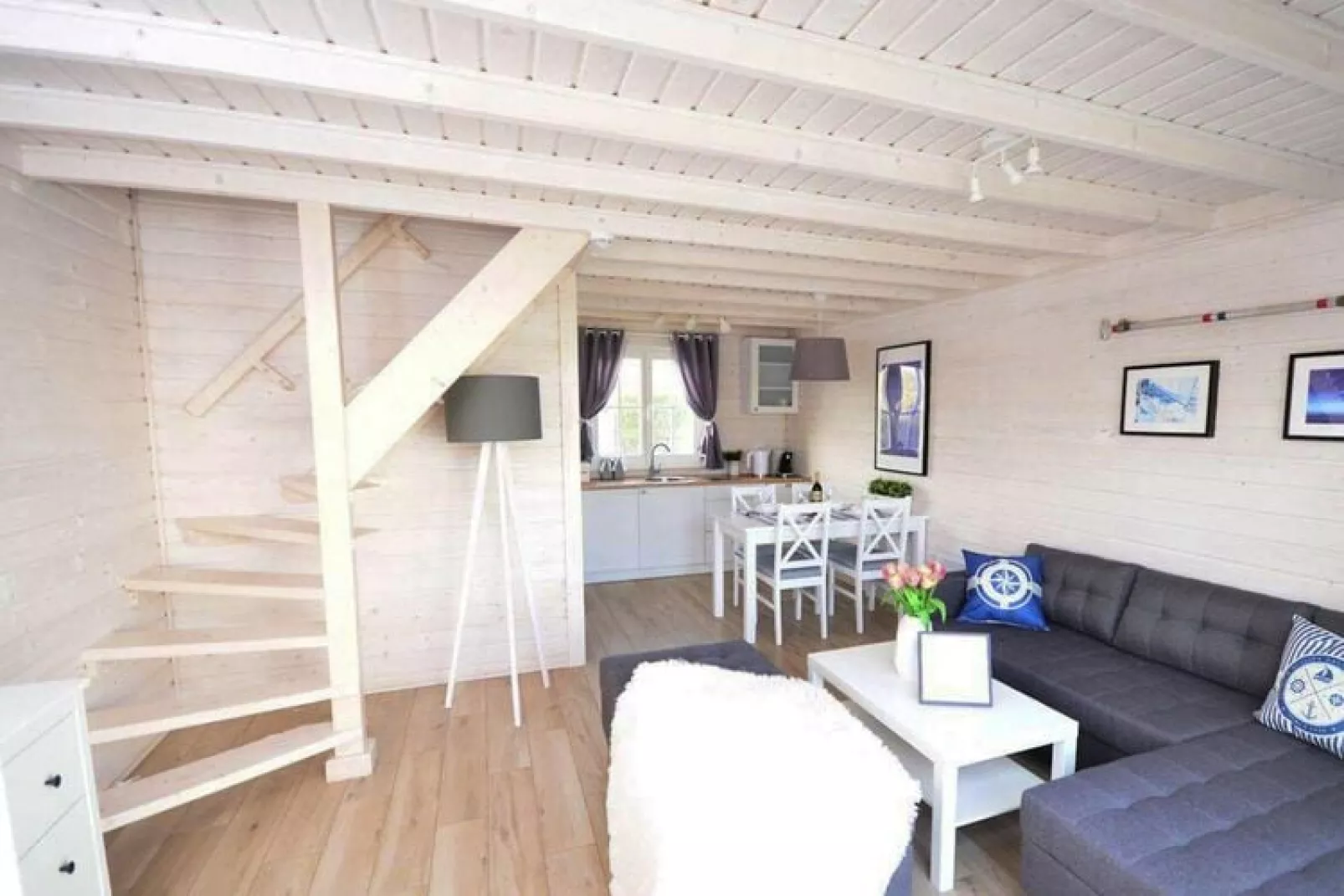 Holiday complex, Mielno-TYP A (max 4 Prs.) = TYP B-Woonkamer