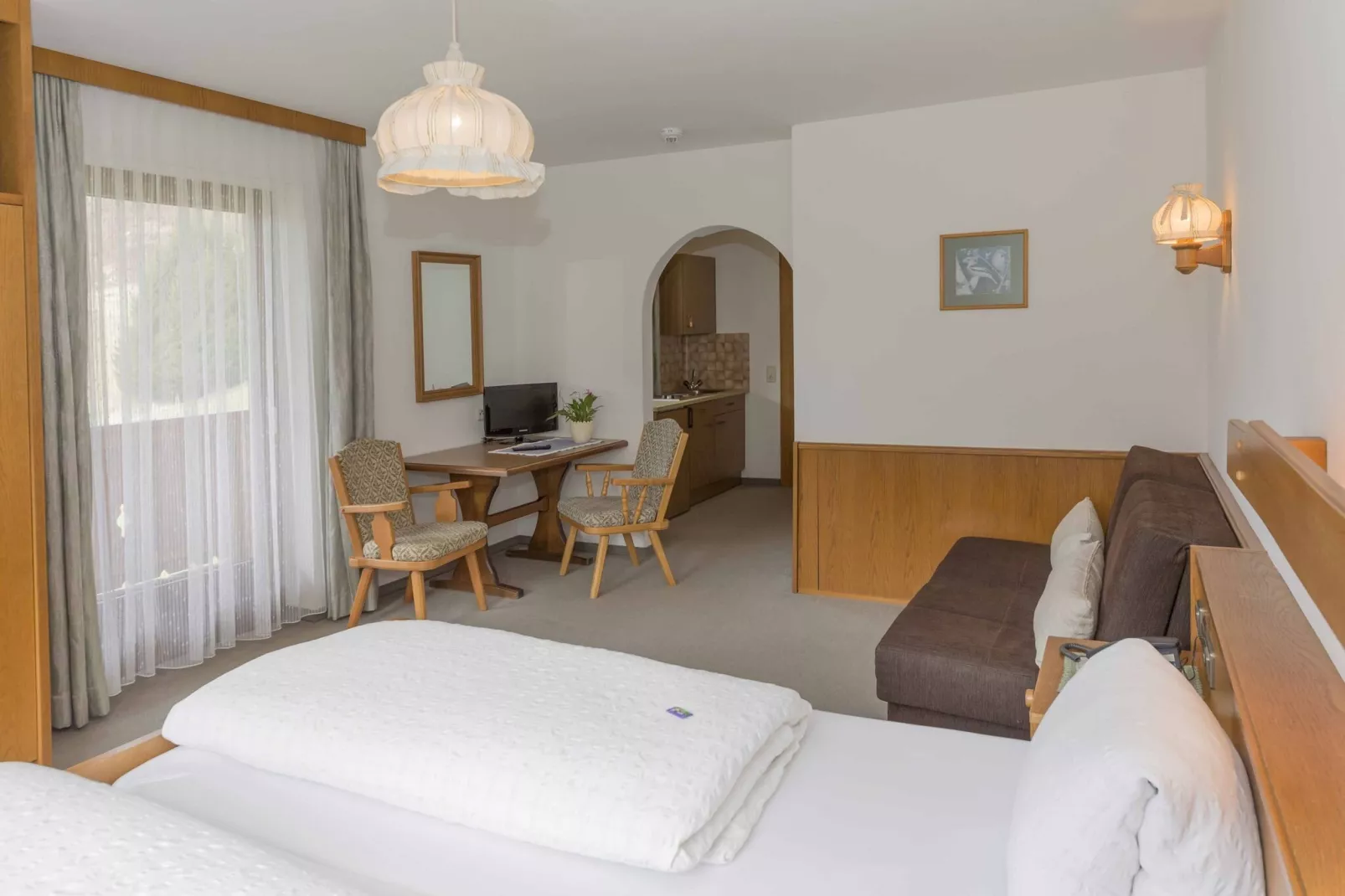Hubergut - Ferienwohnung Theresia-Slaapkamer