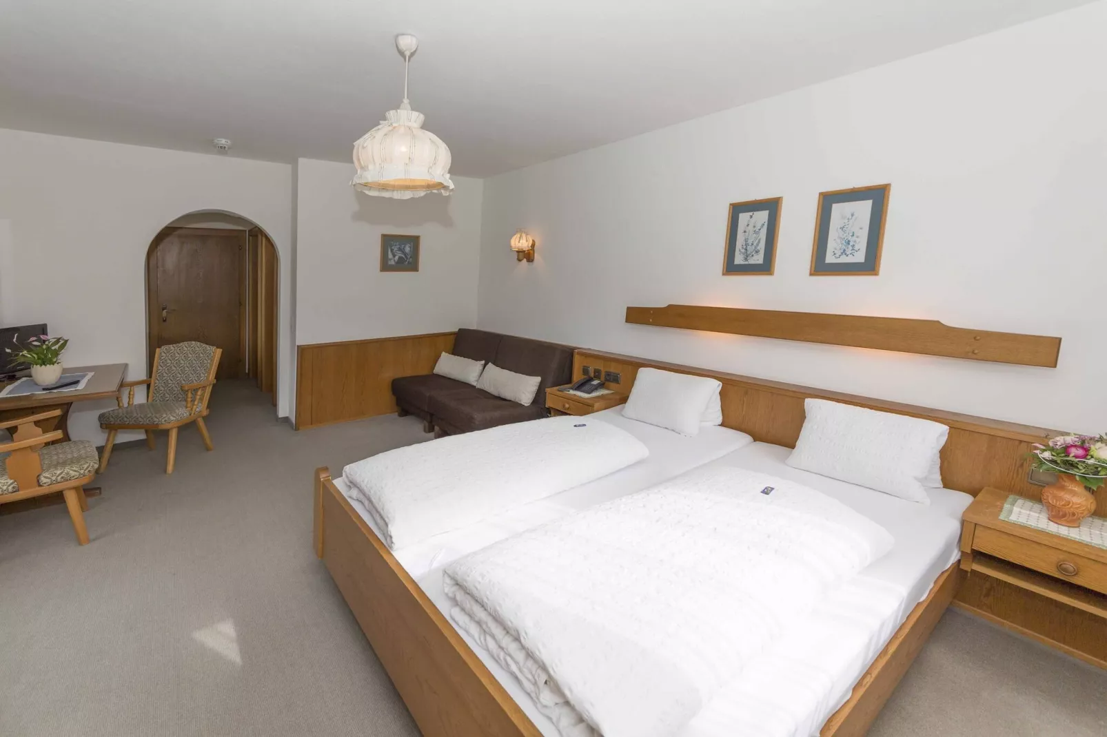 Hubergut - Ferienwohnung Theresia-Slaapkamer