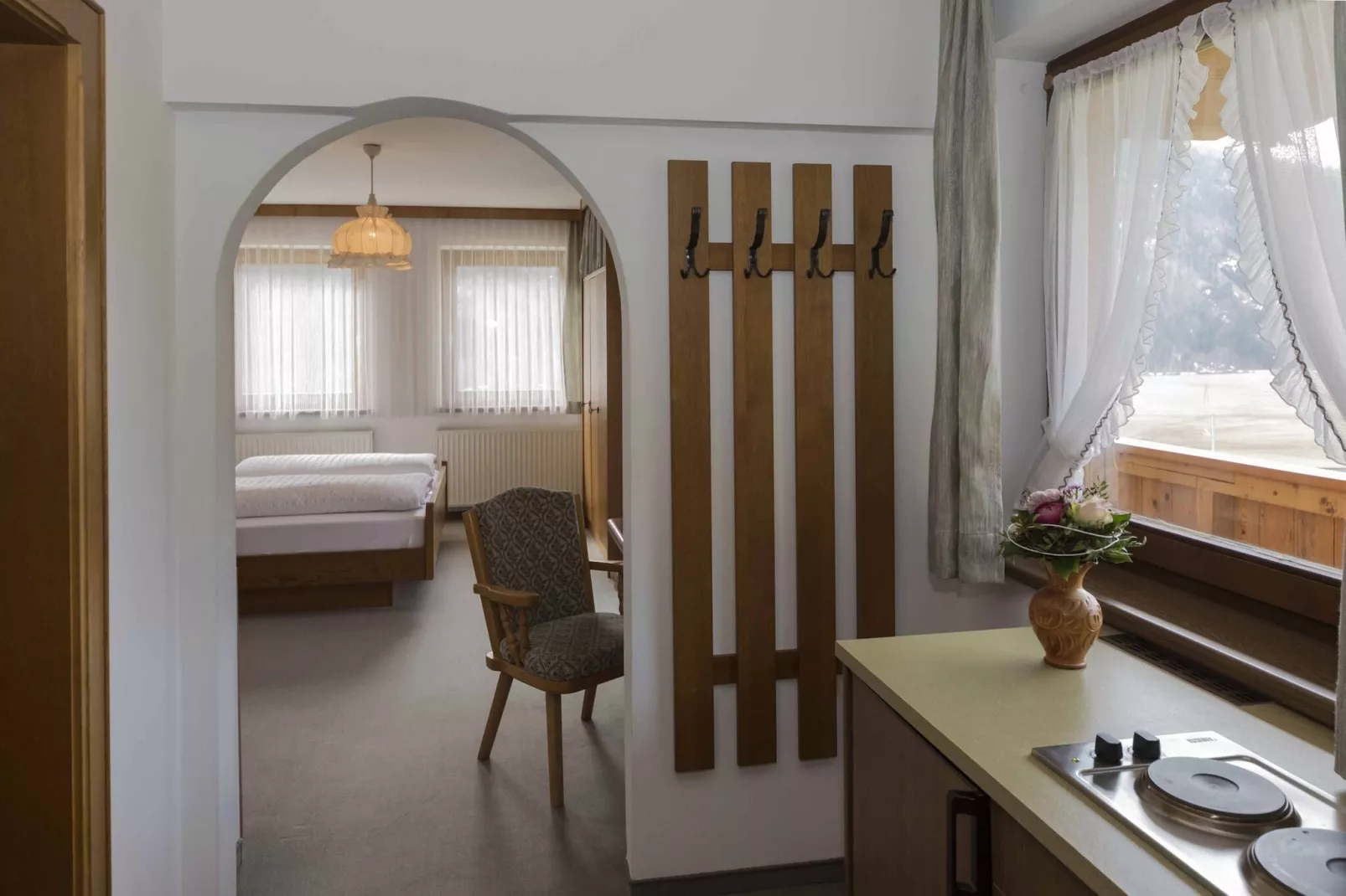 Hubergut - Ferienwohnung Theresia-Woonkamer