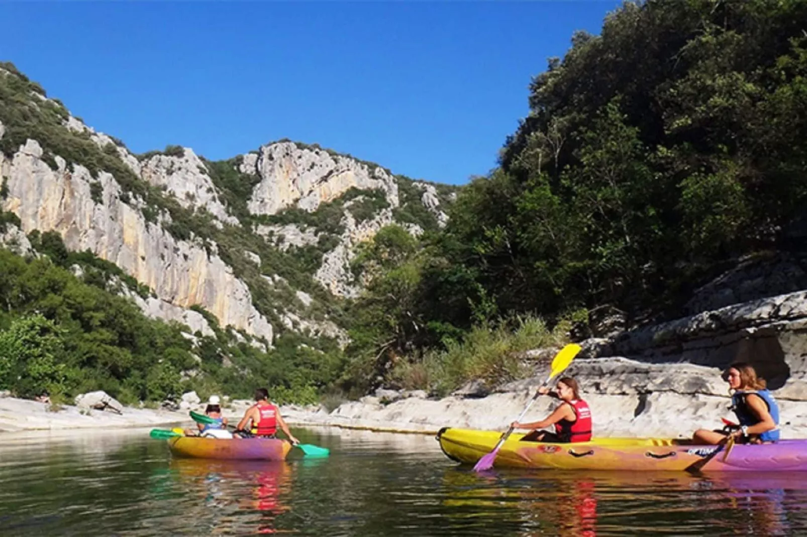 Villa Vallon Pont d'Arc-Gebieden zomer 1km