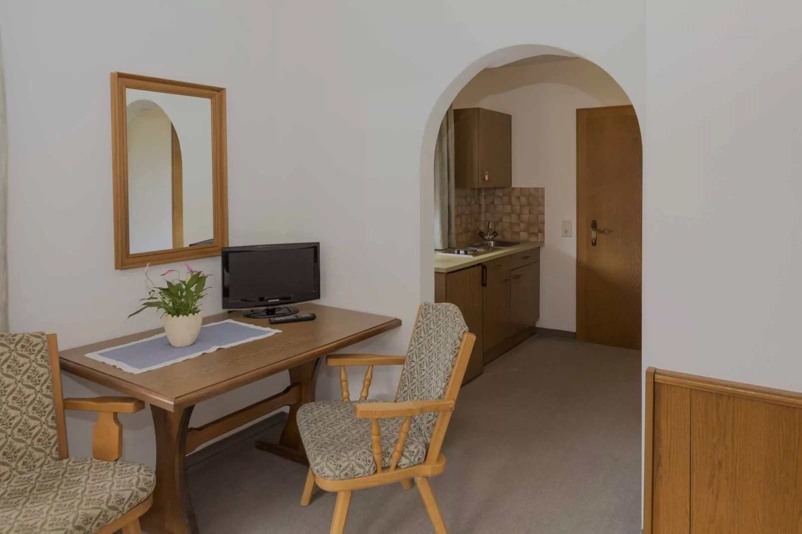 Hubergut - Ferienwohnung Theresia-Woonkamer