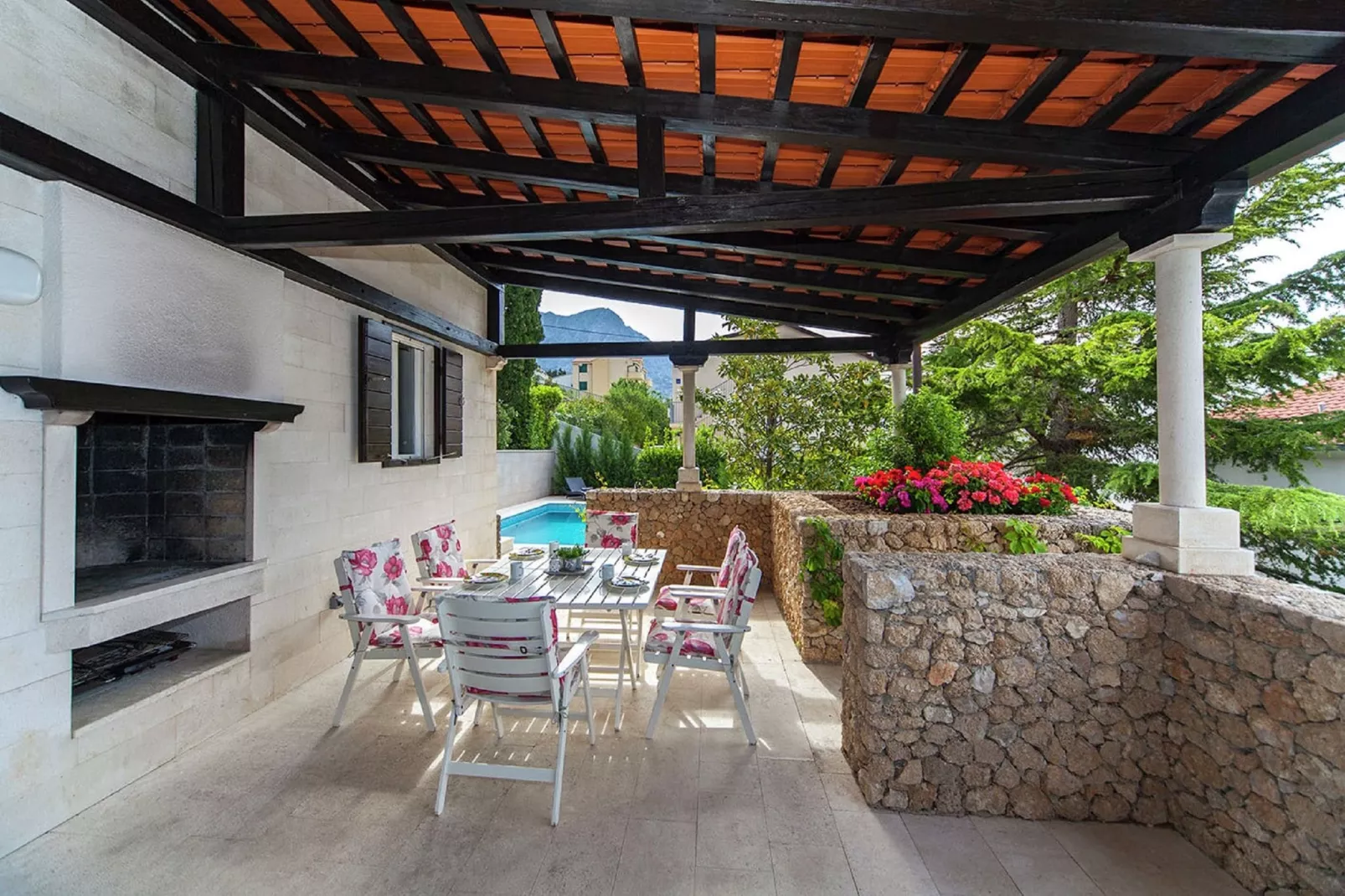 Villa Skalinada-Terrasbalkon