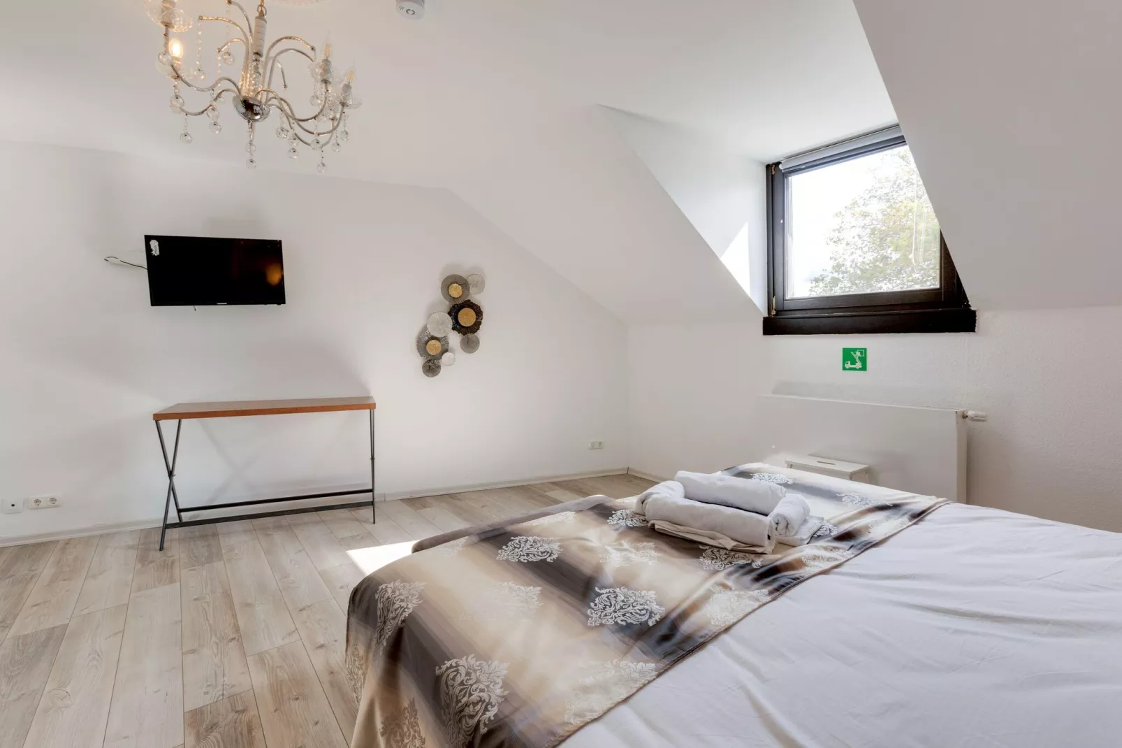 B&B Ferienwohnung-Woonkamer
