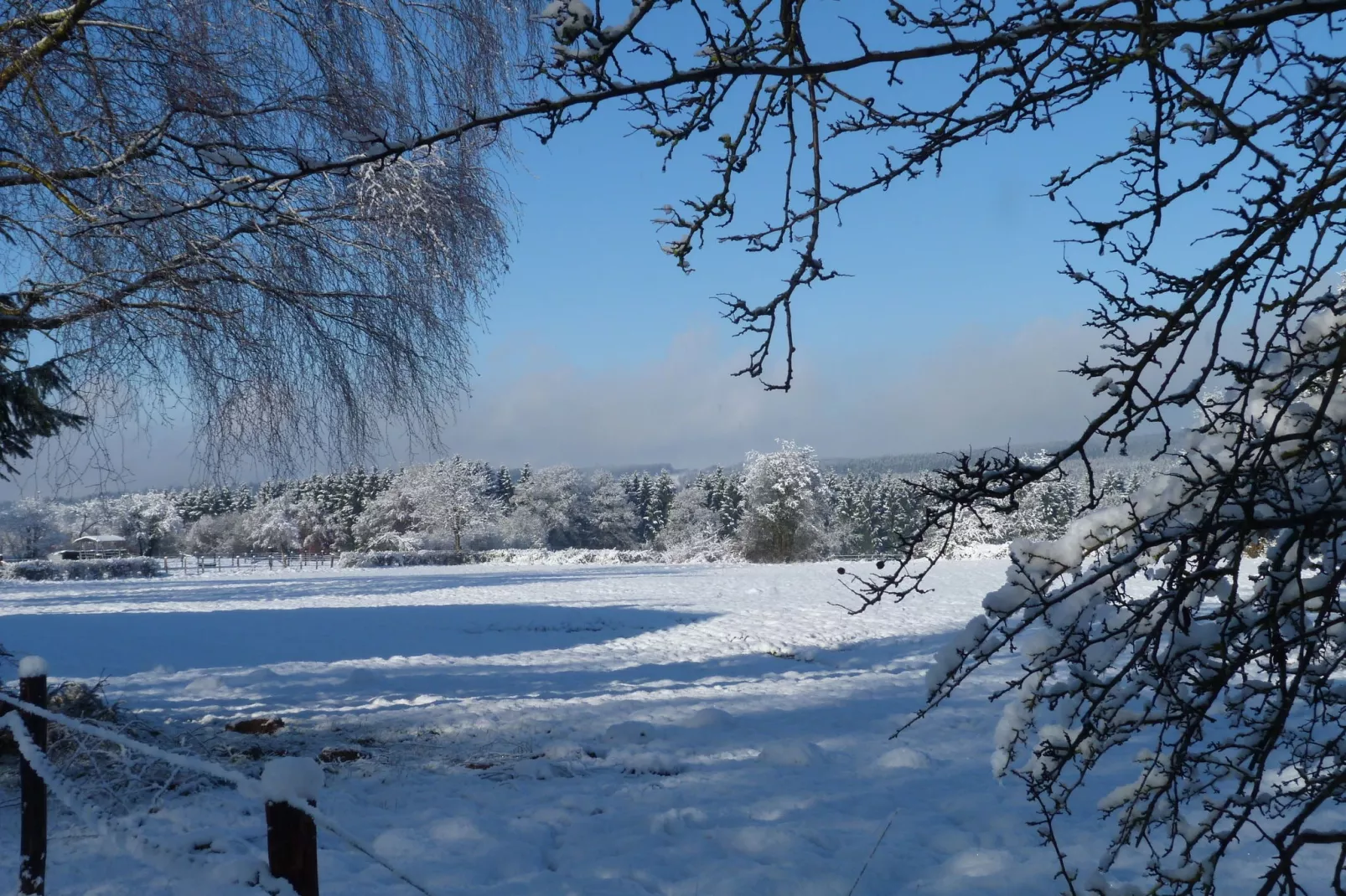 La Fagnardise-Uitzicht winter