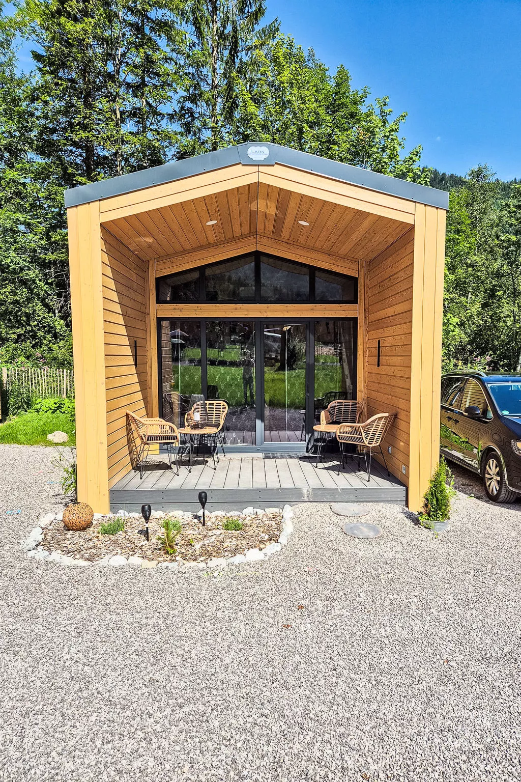 Tiny Haus Glockenalm-Chalet Wendelstein-Buiten