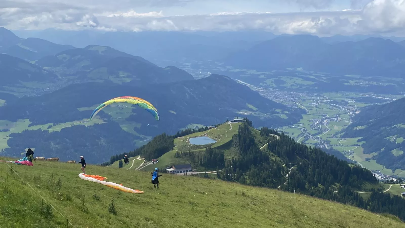 Gasteigerhof-Gebieden zomer 5km