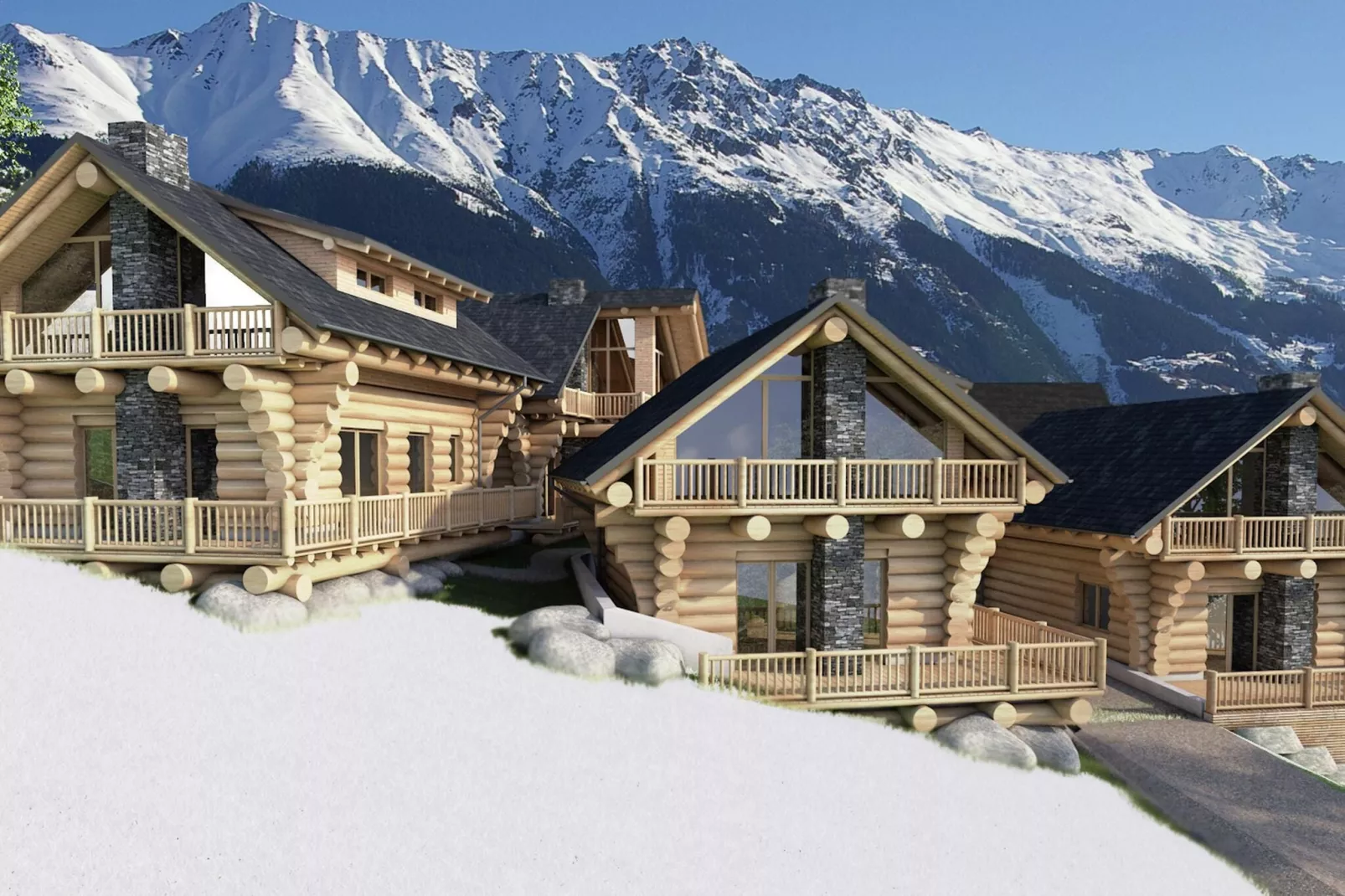 Chalet Laudegg-Exterieur winter