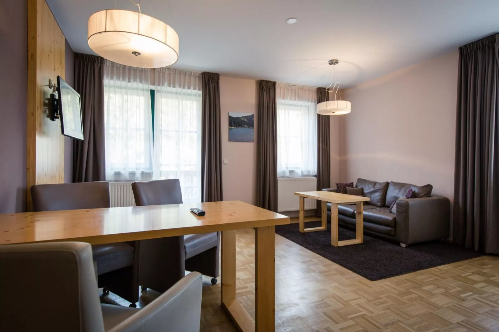 Alpenpark Turrach App8-Woonkamer