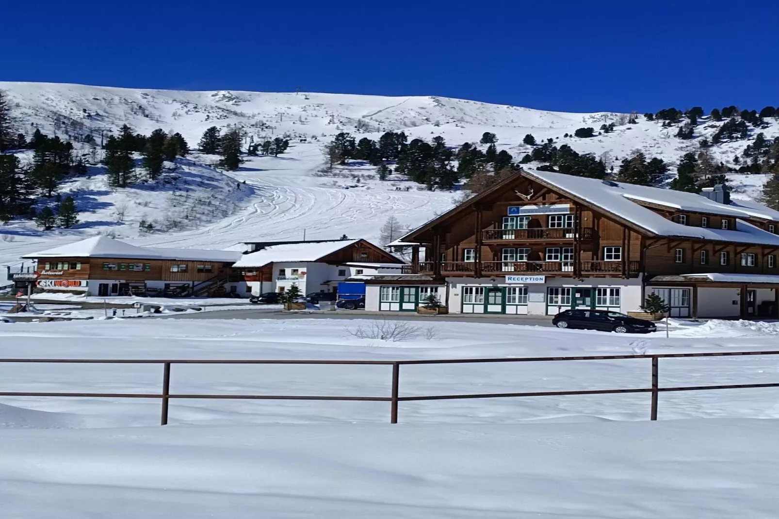 Alpenpark Turrach App8-Uitzicht winter