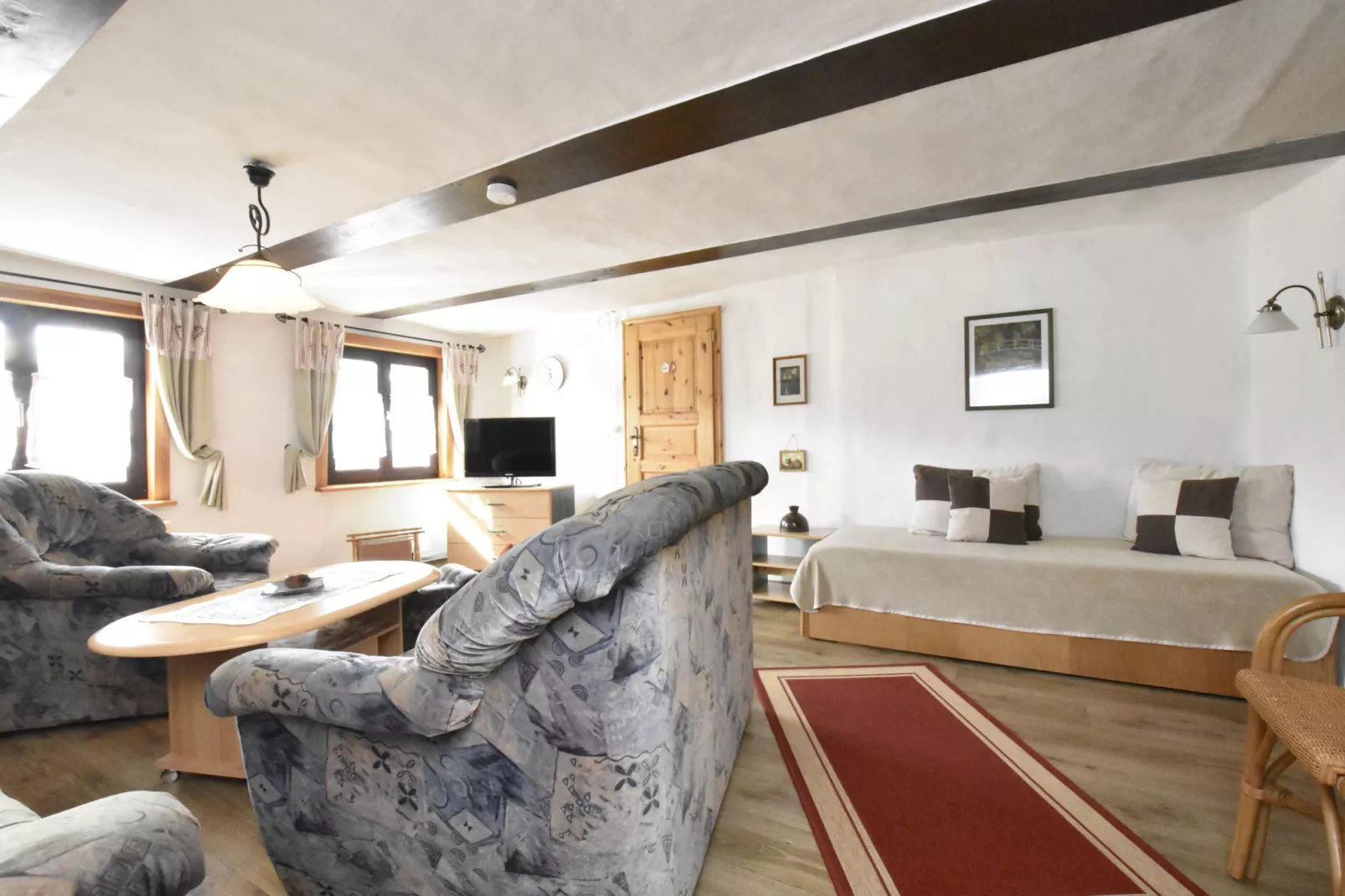 Ferienhaus - Ahlbeck am Haff / Nr 1-Woonkamer