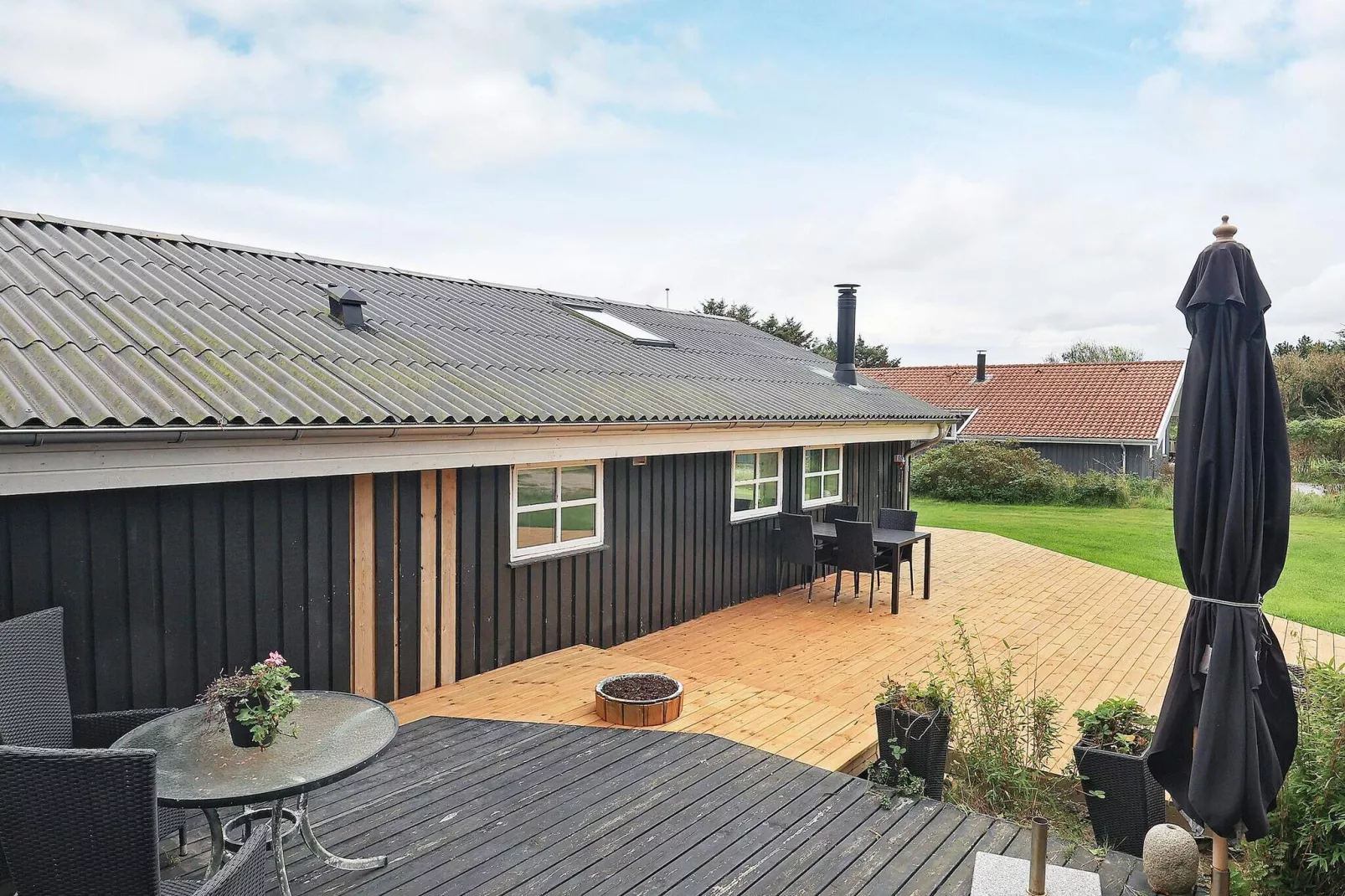 Gezellige kustschuilplaats in Gronhoj-By Traum-Uitzicht