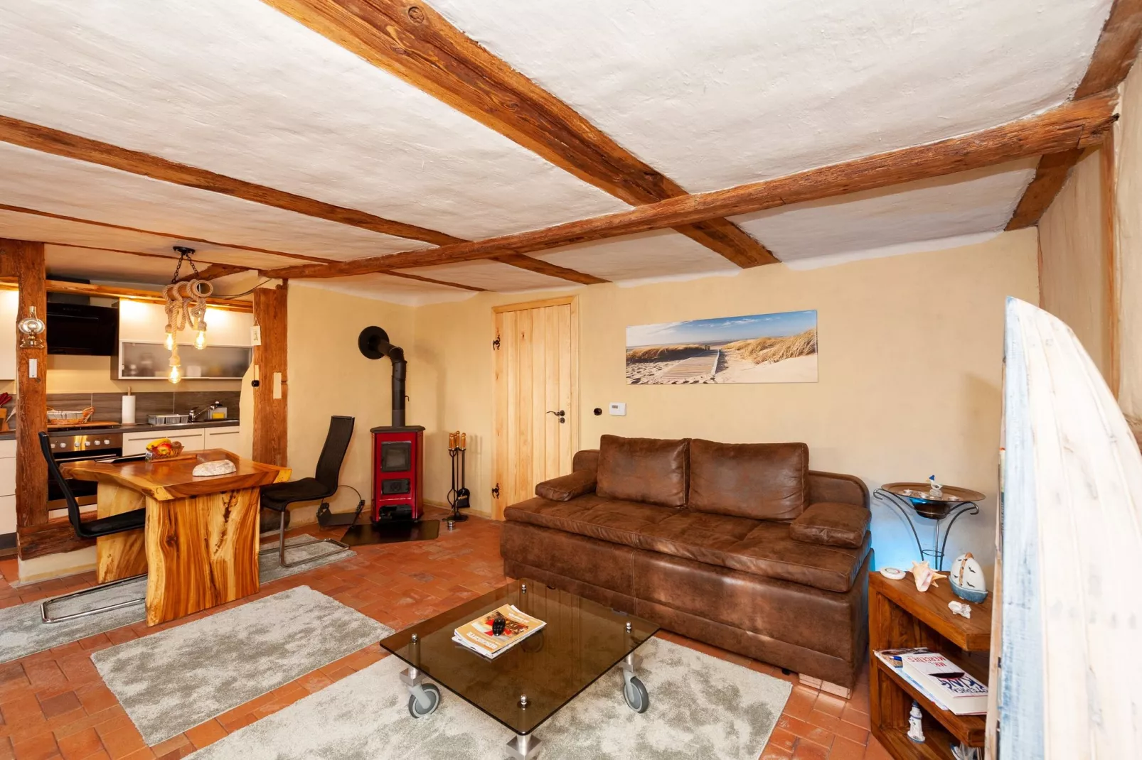 Ferienhaus Ahlbeck am Haff - Schlafen unter Reet / 2