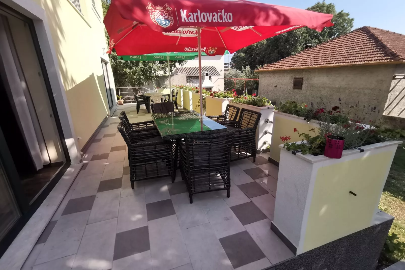 Holiday house Pakostane-Terrasbalkon