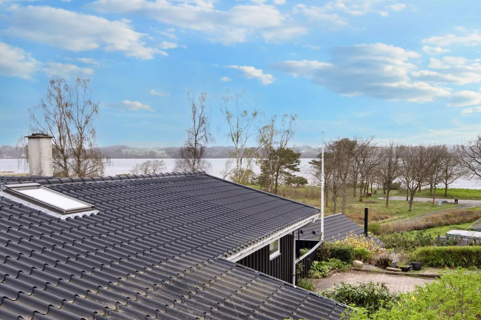 Panoramisch toevluchtsoord in Andkaer Vig -- By Traum Ferienwohnungen-Uitzicht
